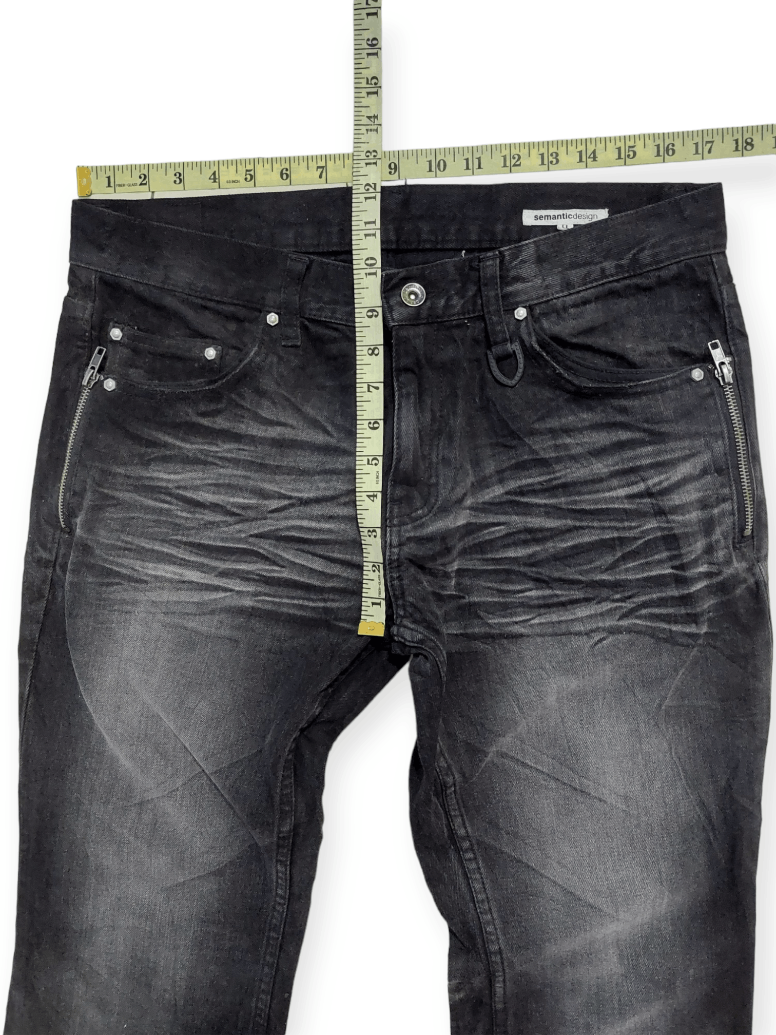 semanticdesign Flare Jeans Semantic Design Black Boot Cut Size US 34 / EU 50 - 21 Thumbnail