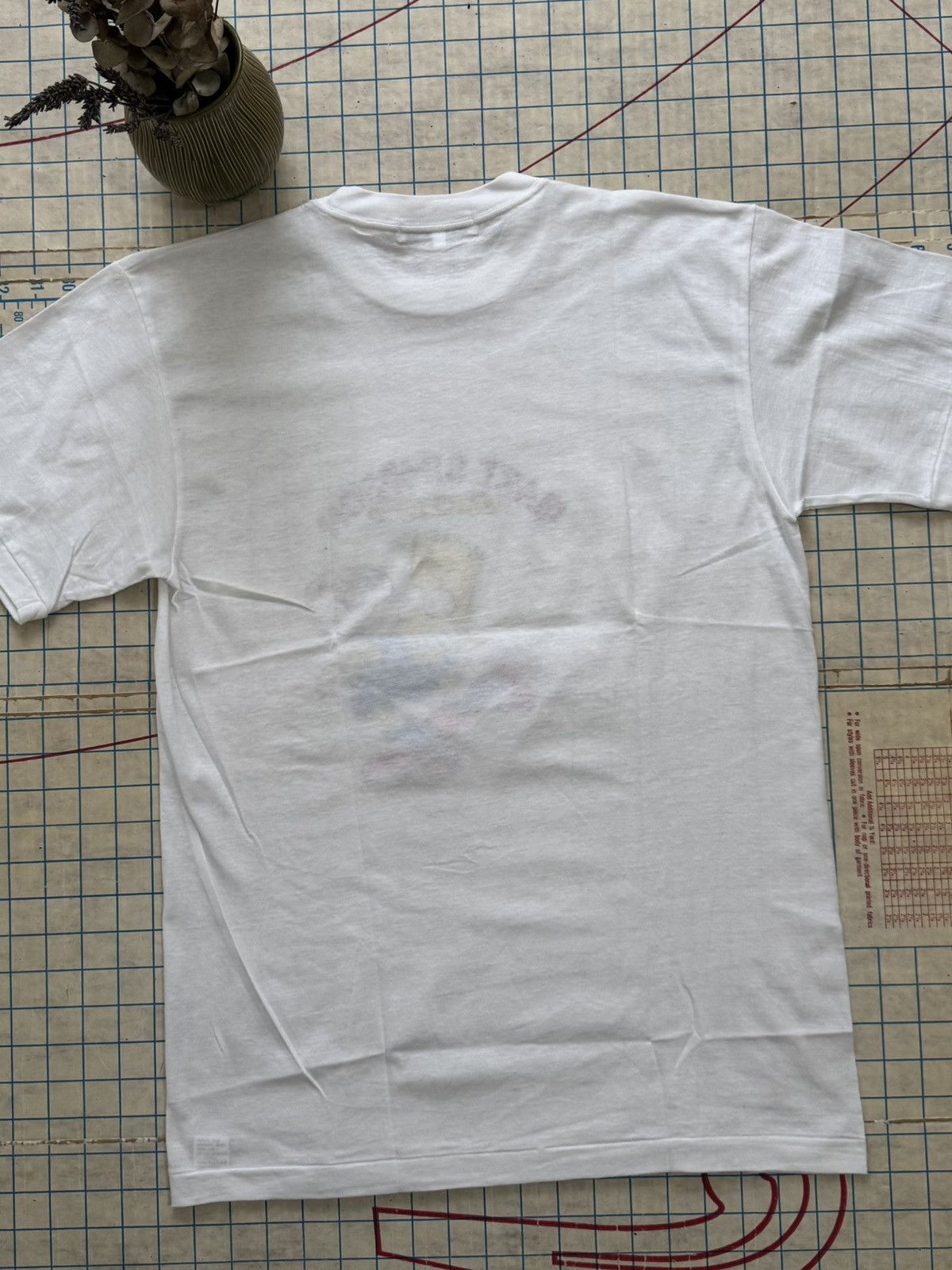 Vintage Vintage The Simpsons Bart Skateboarding Bootleg Tee White Size US M / EU 48-50 / 2 - 11 Thumbnail
