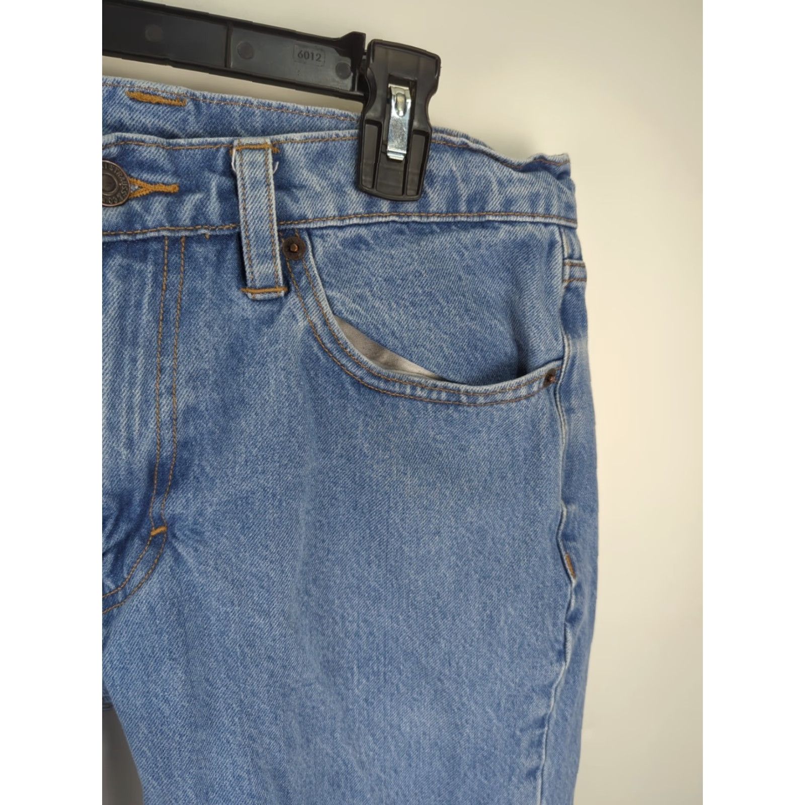 Vintage LEVIS BLACK LABEL 511 STRETCH DENIM BLUE JEANS MENS SIZE 32X32 BIG E Size US 32 / EU 48 - 4 Thumbnail