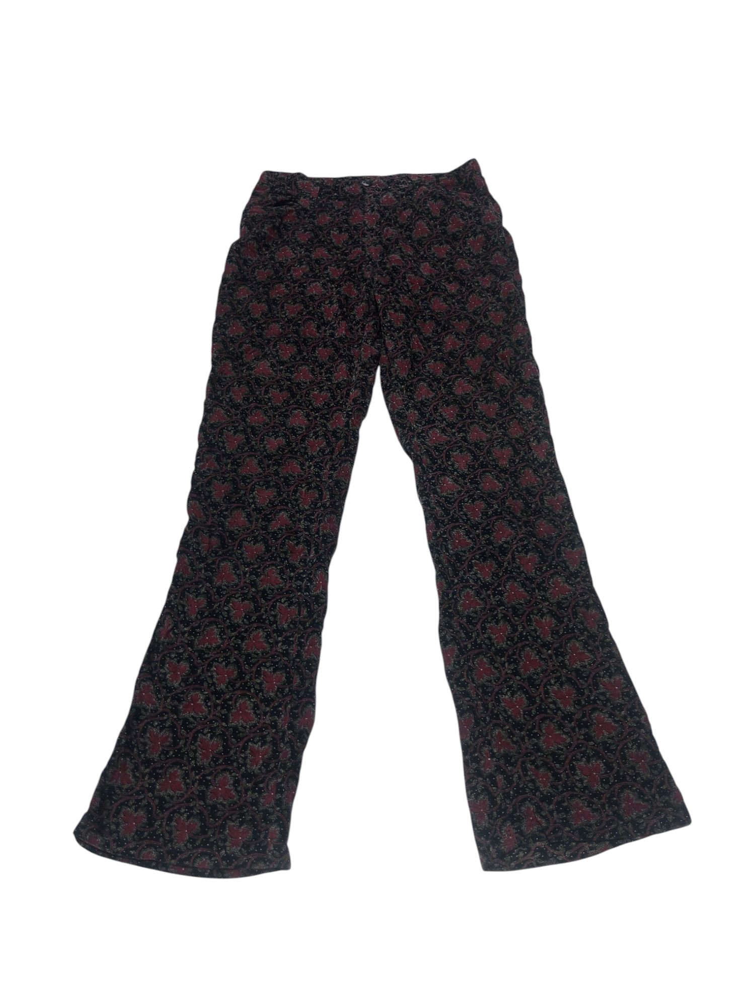 agnes b. Vintage Agnes b thin corduroy full print flare pants Size 28" / US 6 / IT 42 - 2 Thumbnail