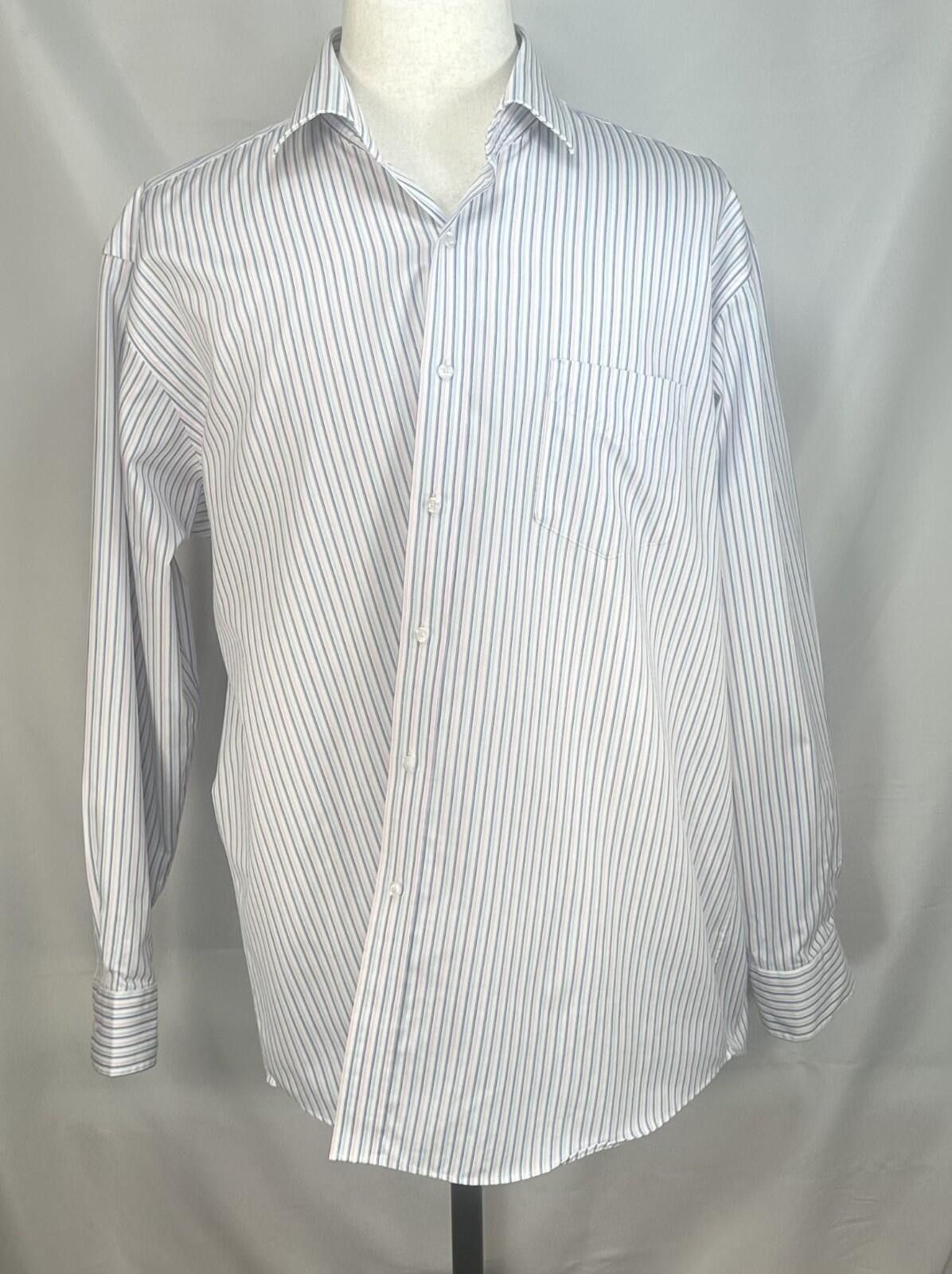 Other Forsyth of Canada 2-Ply Cotton No-Iron Button Up Blue Men XL Size US XL / EU 56 / 4 - 1 Thumbnail