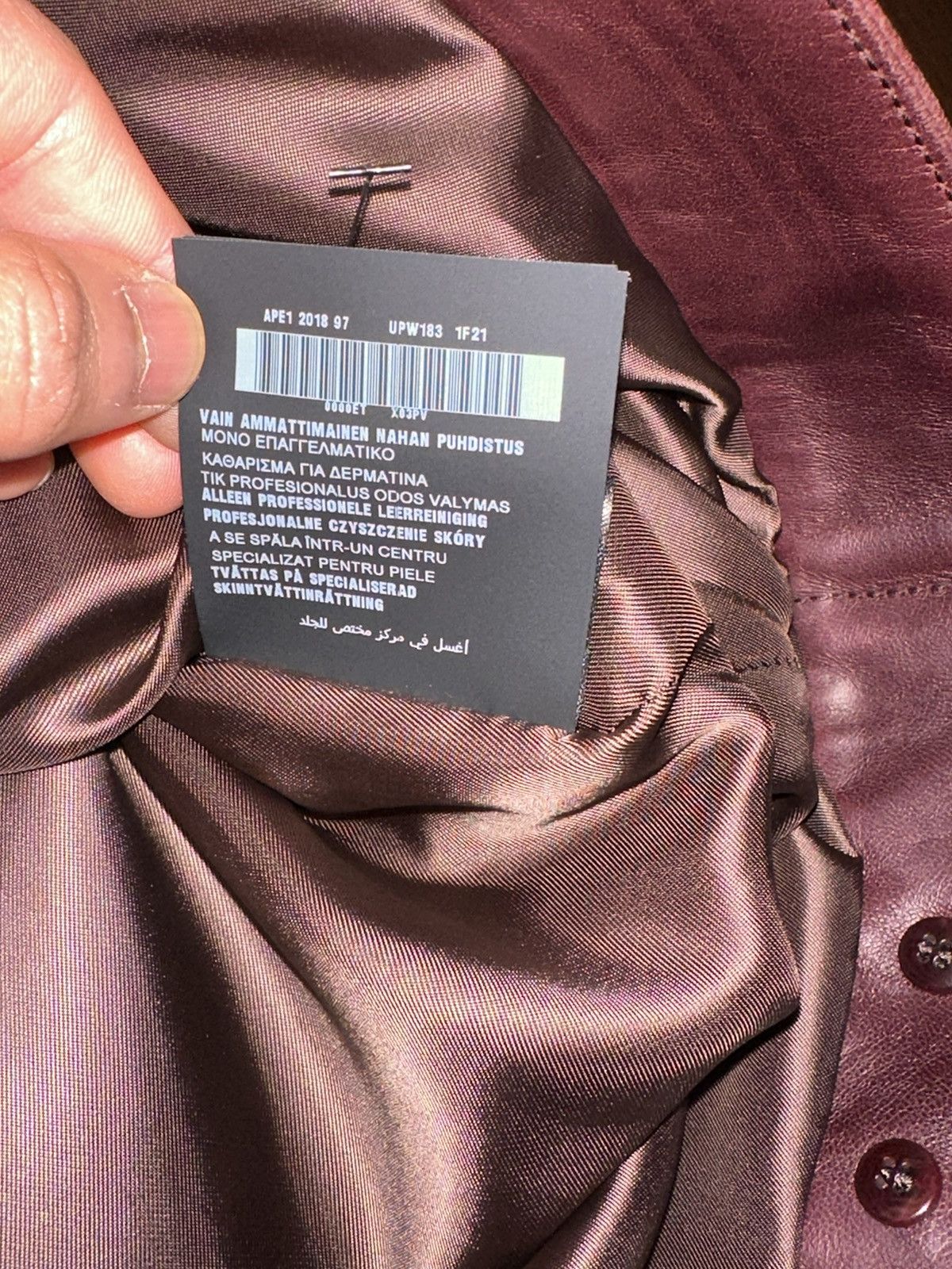 Prada RARE GRAIL Prada luxurious dyed leather jacket Size US M / EU 48-50 / 2 - 11 Thumbnail