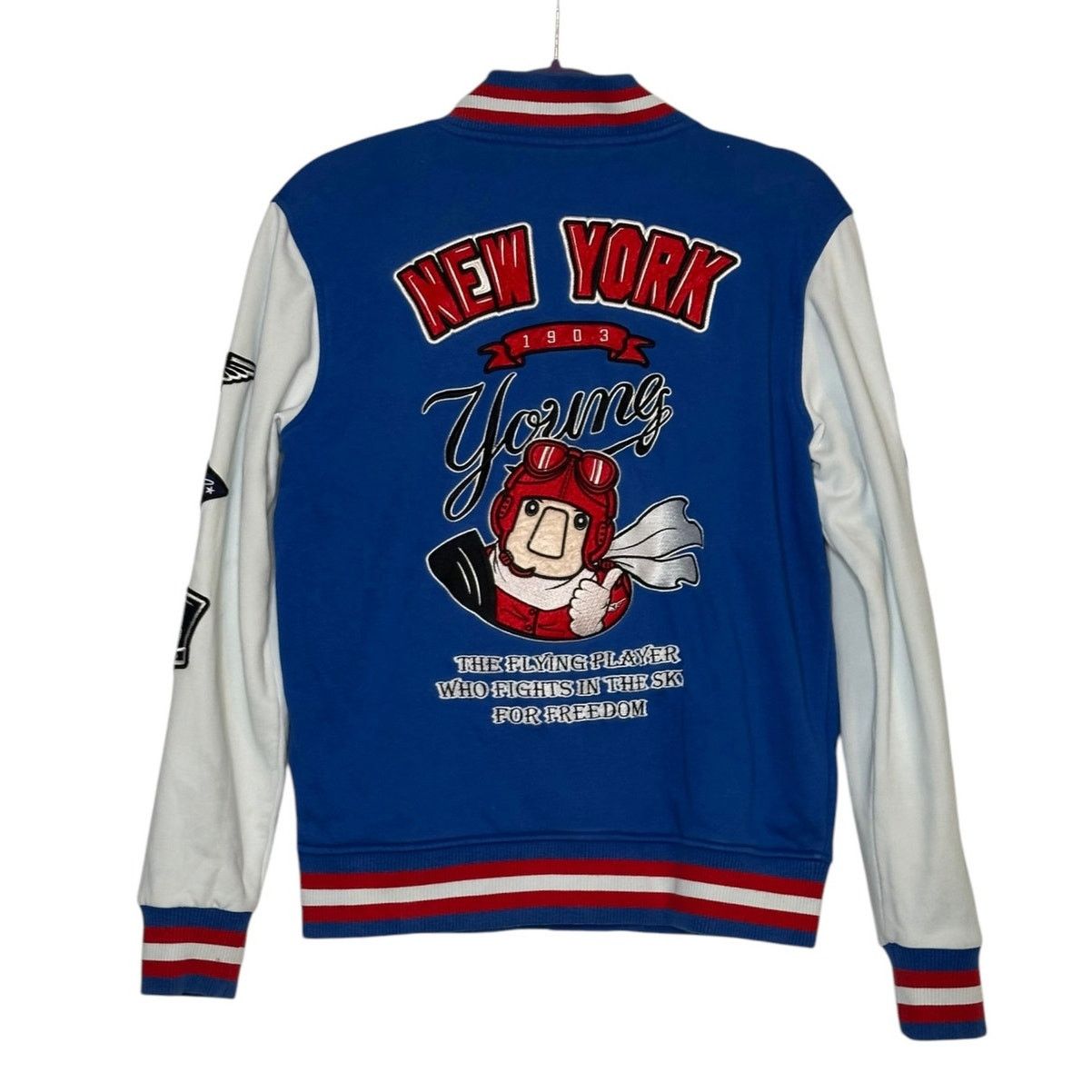 MLB MLB New York Yankees blue white varsity jacket size Small Size US S / EU 44-46 / 1 - 2 Thumbnail
