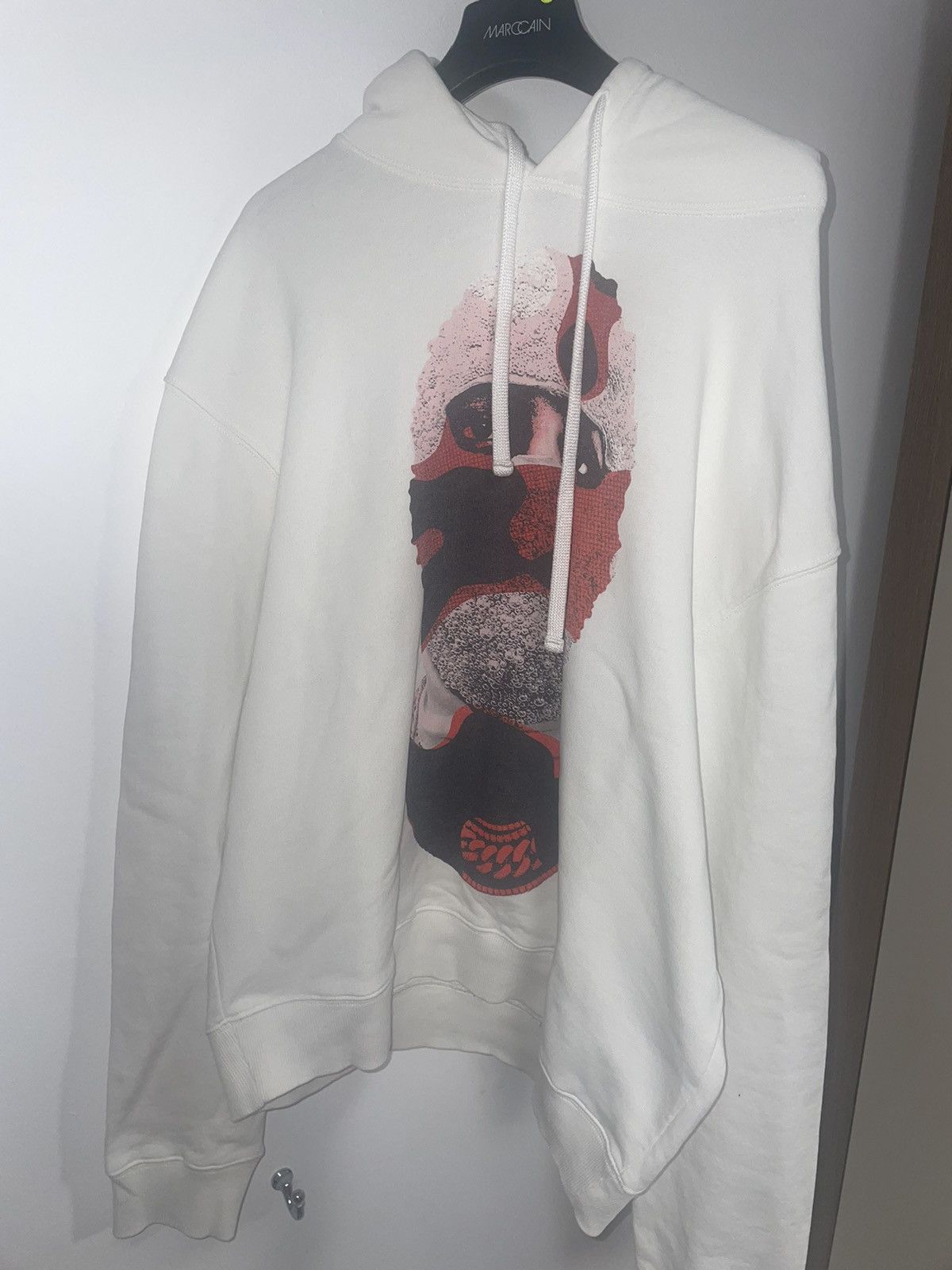 パーカー・フーディ IH NOM UH NIT SS25 HOODIE (NUS25252 009) Hoodie with faded Mask | IH NOM UH NIT Composition100