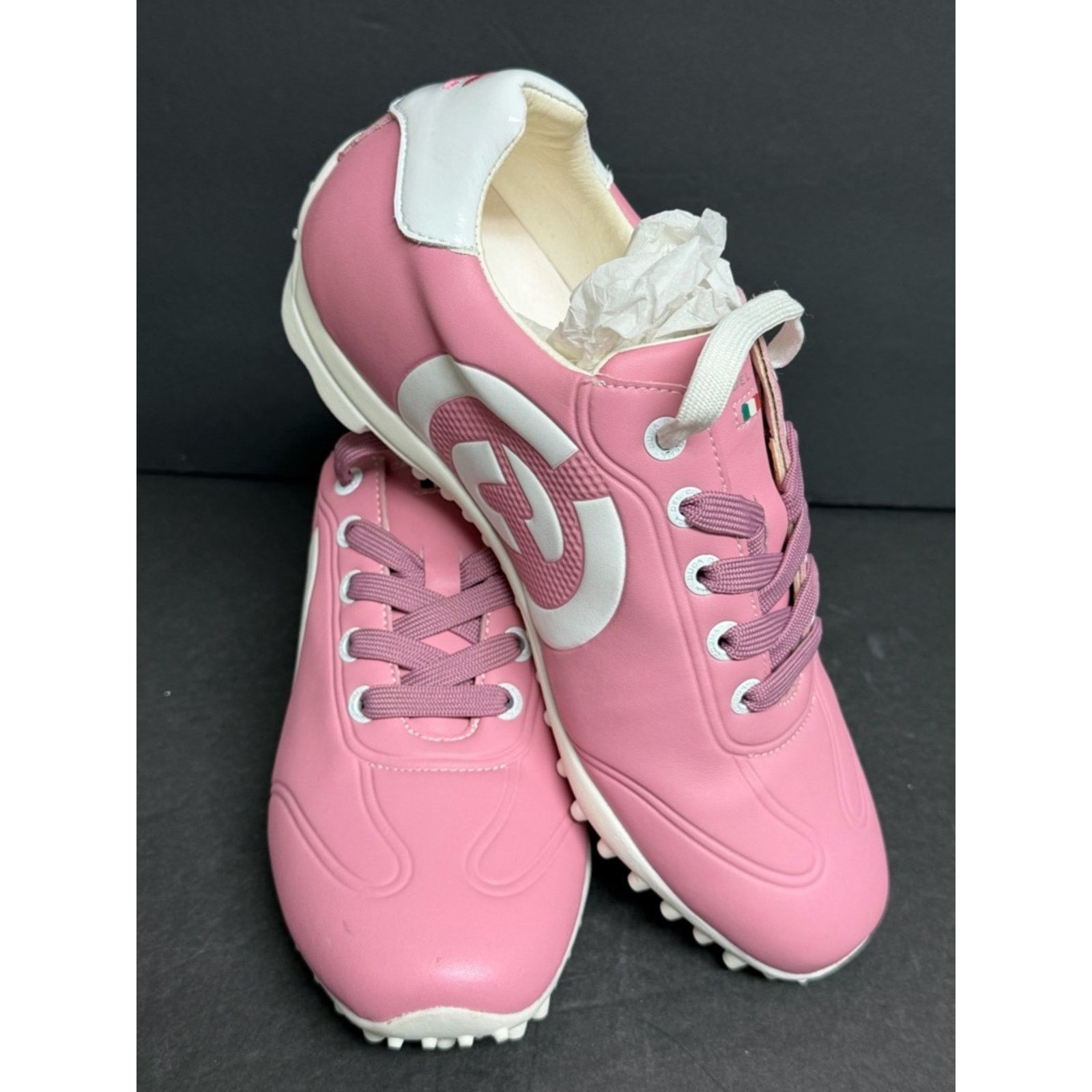 Other Duca Del Cosma Queenscup Pink/White Golf Shoes Size 5.5-6 Size US 6 / IT 36 - 3 Thumbnail
