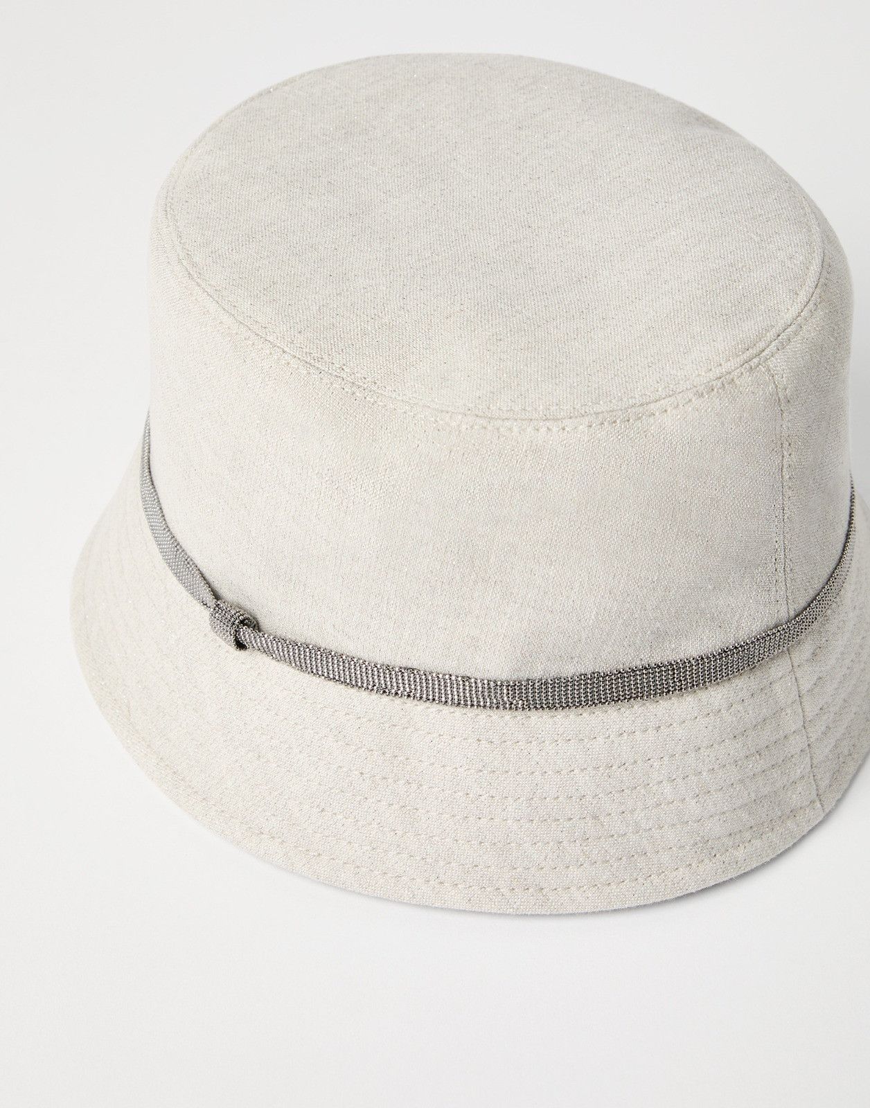 Brunello Cucinelli o1la1rc1a0326 Size: OS / Hat / Cap in White Size ONE SIZE - 2 Thumbnail