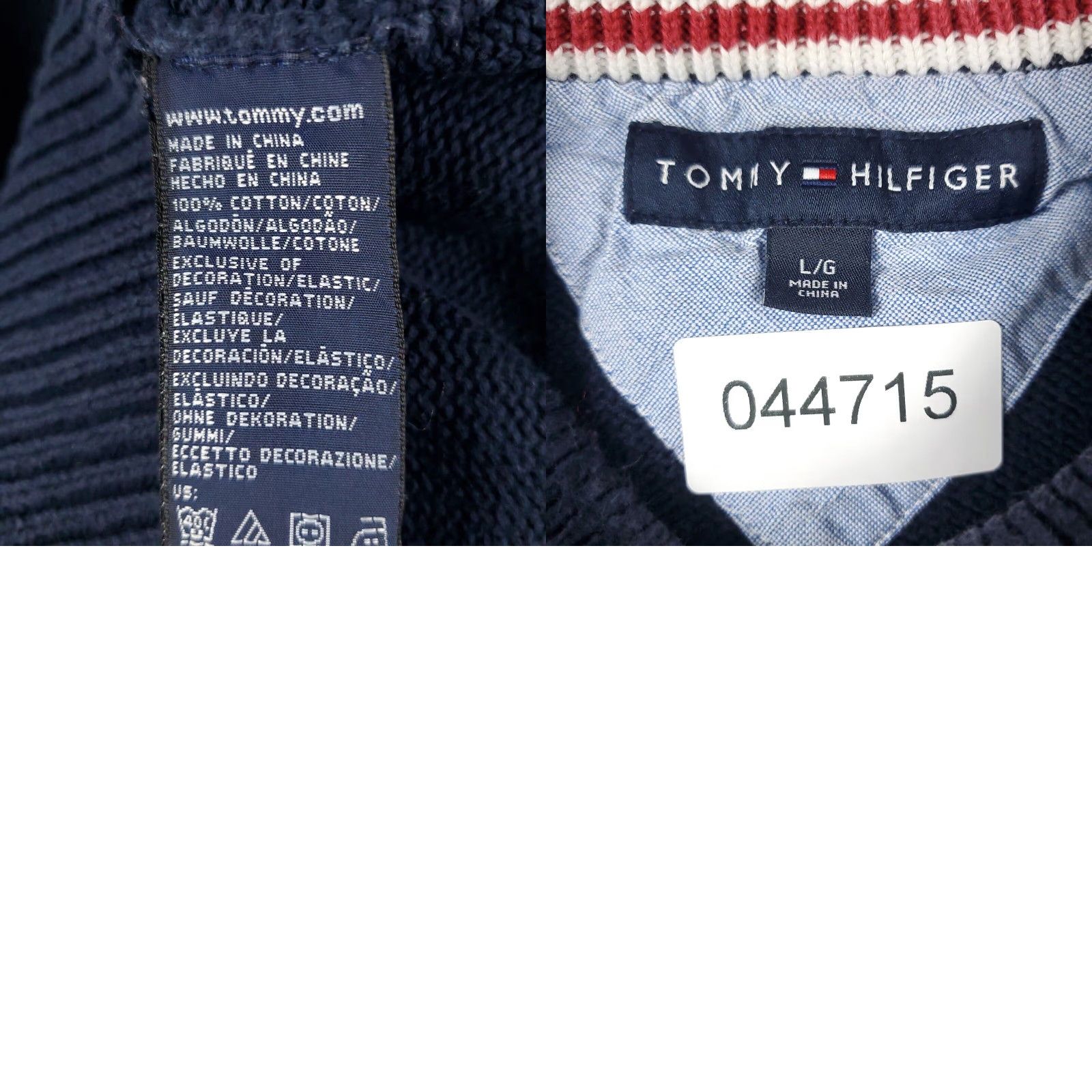 Tommy Hilfiger Tommy Hilfiger Mens Large XL Blue Casual Pullover Sweater Size US L / EU 52-54 / 3 - 8 Thumbnail