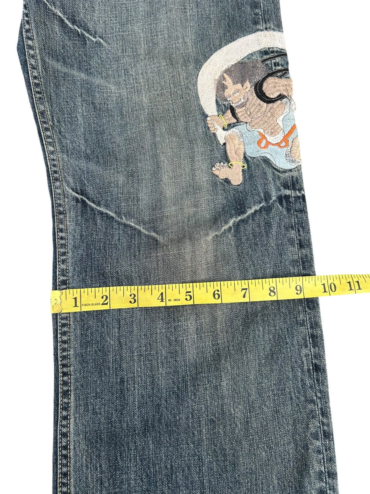 Kapital Karakuri Tamashii Inspired Japanese Distressed Denim jeans Size US 30 / EU 46 - 18 Thumbnail
