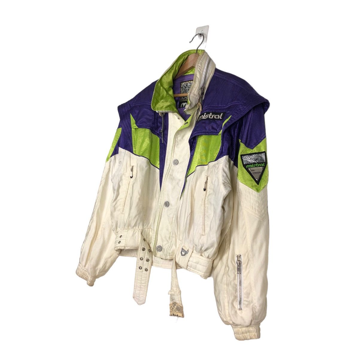 Japanese Brand 🔥Cropped Biker Ski Jacket Mistral Japan Bondage Cargo Size US L / EU 52-54 / 3 - 2 Thumbnail