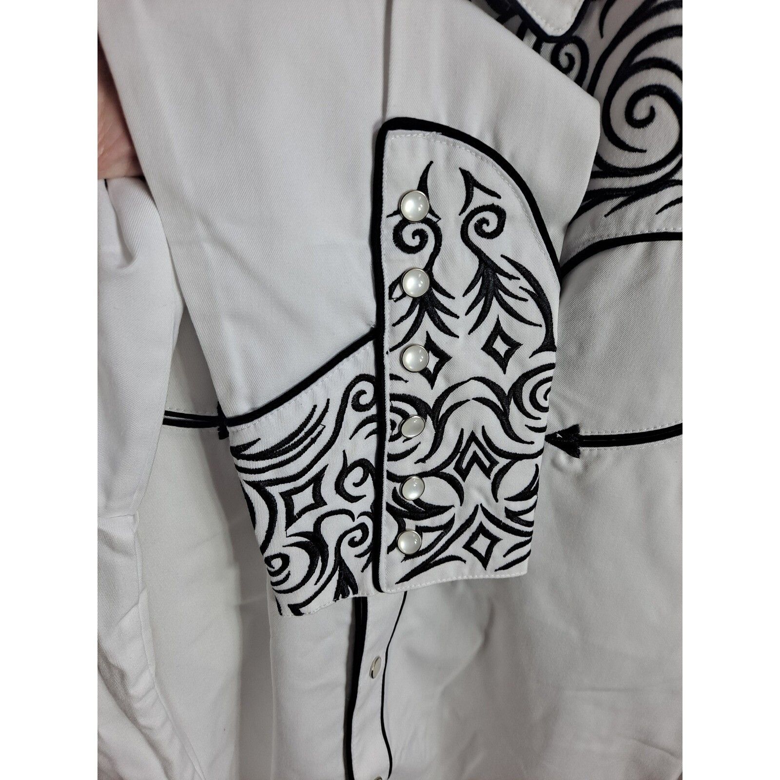 Other Scully Western Shirt Embroidered Scrollwork Cowboy Rodeo Lon Size US L / EU 52-54 / 3 - 4 Thumbnail