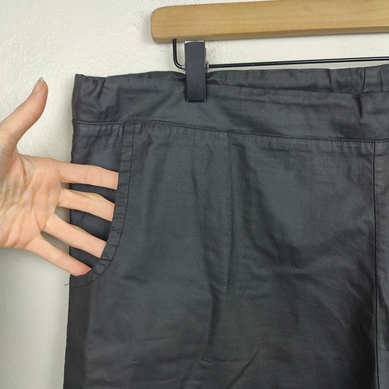 Other ComplexGeometries Shorts Womens Medium Black Drawstring Size 29" - 3 Thumbnail