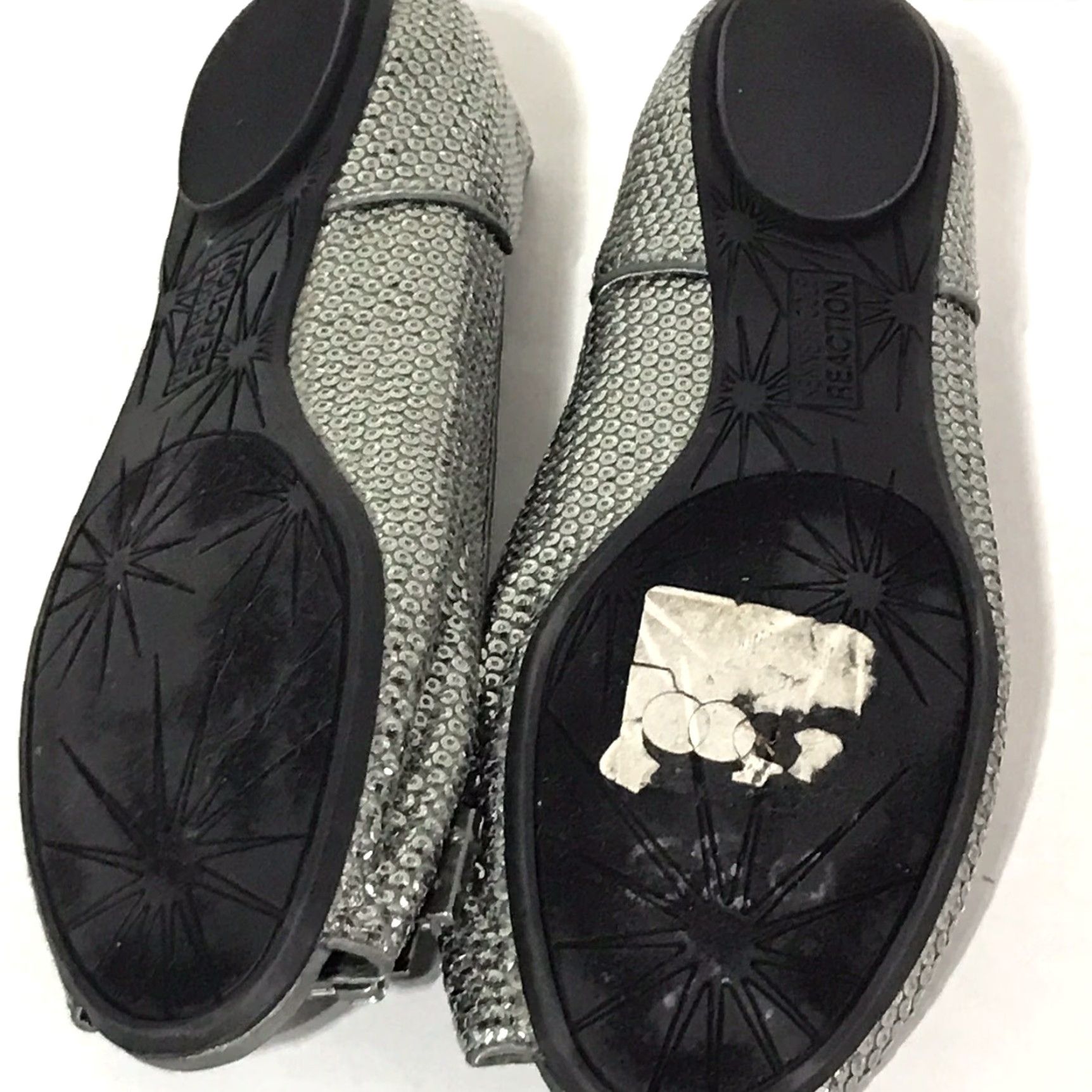 Kenneth Cole Kenneth Cole Reaction Green Sequined Flats Womens Size 8.5 Peep Toe Slip On Size US 9 / IT 39 - 6 Thumbnail