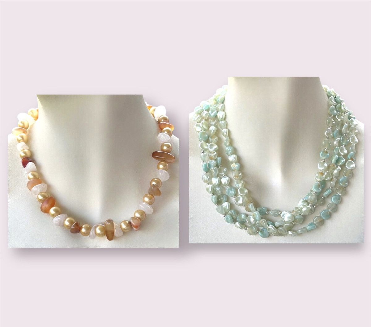 Vintage Vintage Necklaces Multi Colour Bead Nested Jewelry Lot Size ONE SIZE - 5 Thumbnail