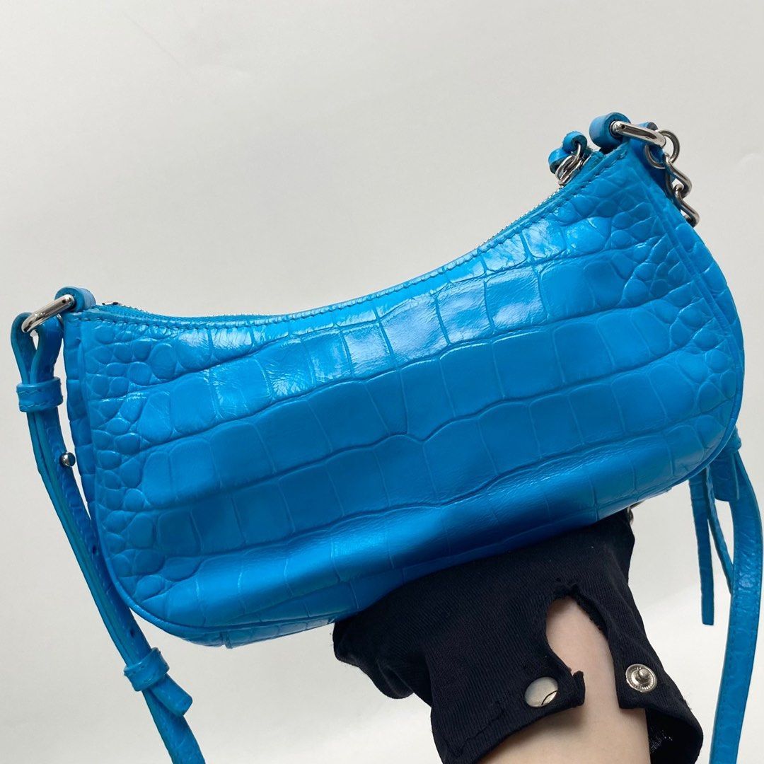 Balenciaga Balenciaga Bag Croco Cagole Mini Size ONE SIZE - 8 Thumbnail