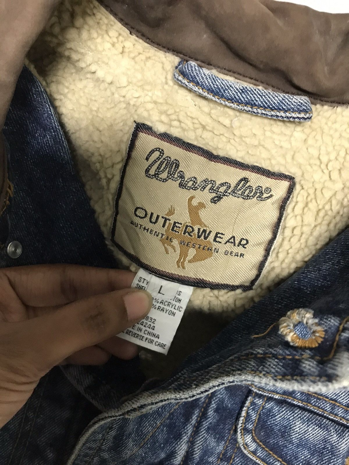 Wrangler Vintage wrangler sherpa line denim vest Size US XXS / EU 40 - 6 Thumbnail