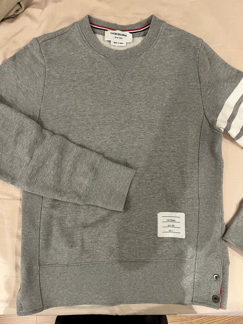 Thom Browne Thom browne Size 0 Gray pullover sweatshirt 2504-Nextarrow Size M / US 6-8 / IT 42-44 - 1 Thumbnail
