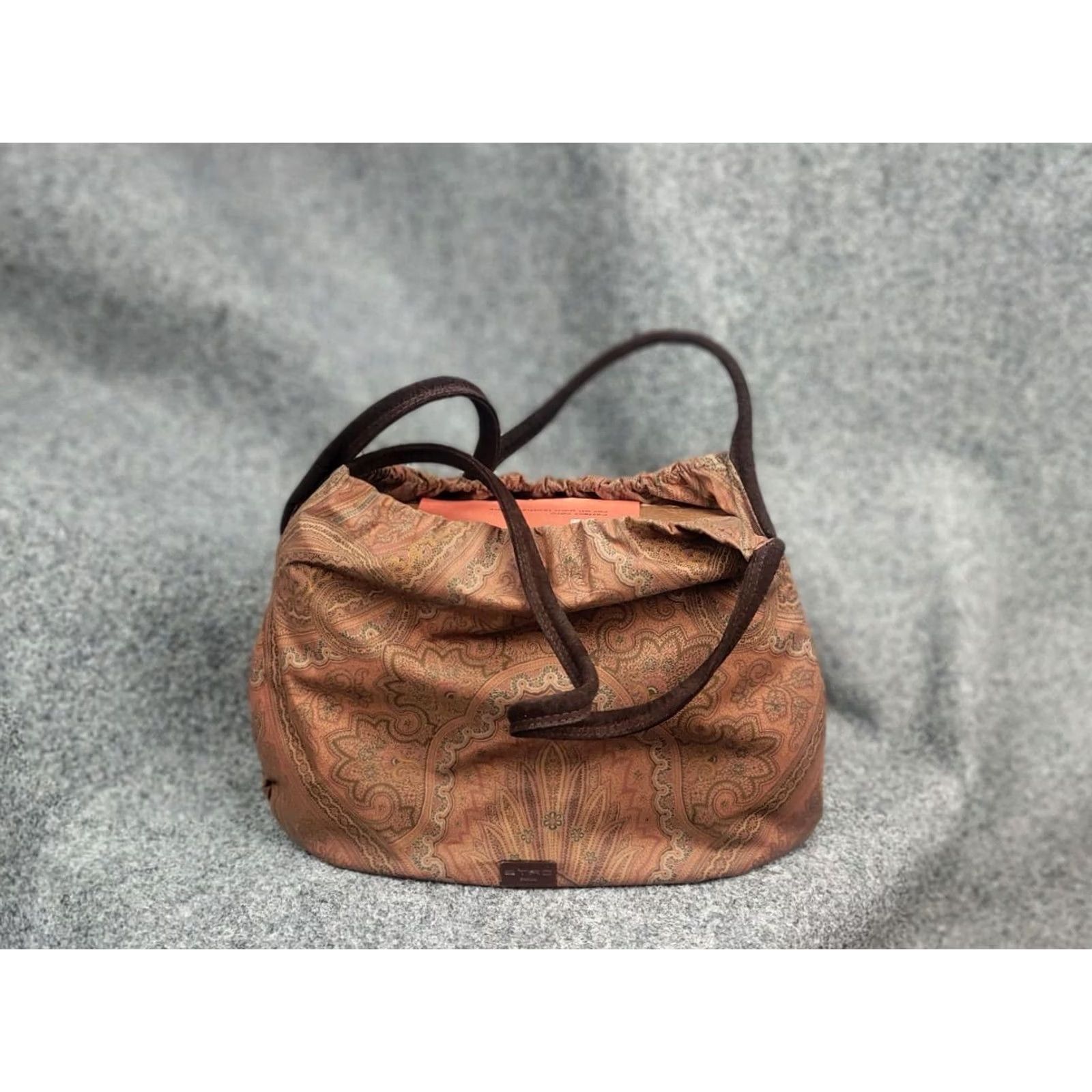 Etro VINTAGE Etro Italy Design Leather Pattern Shoulder Shopper bag Size ONE SIZE - 2 Thumbnail