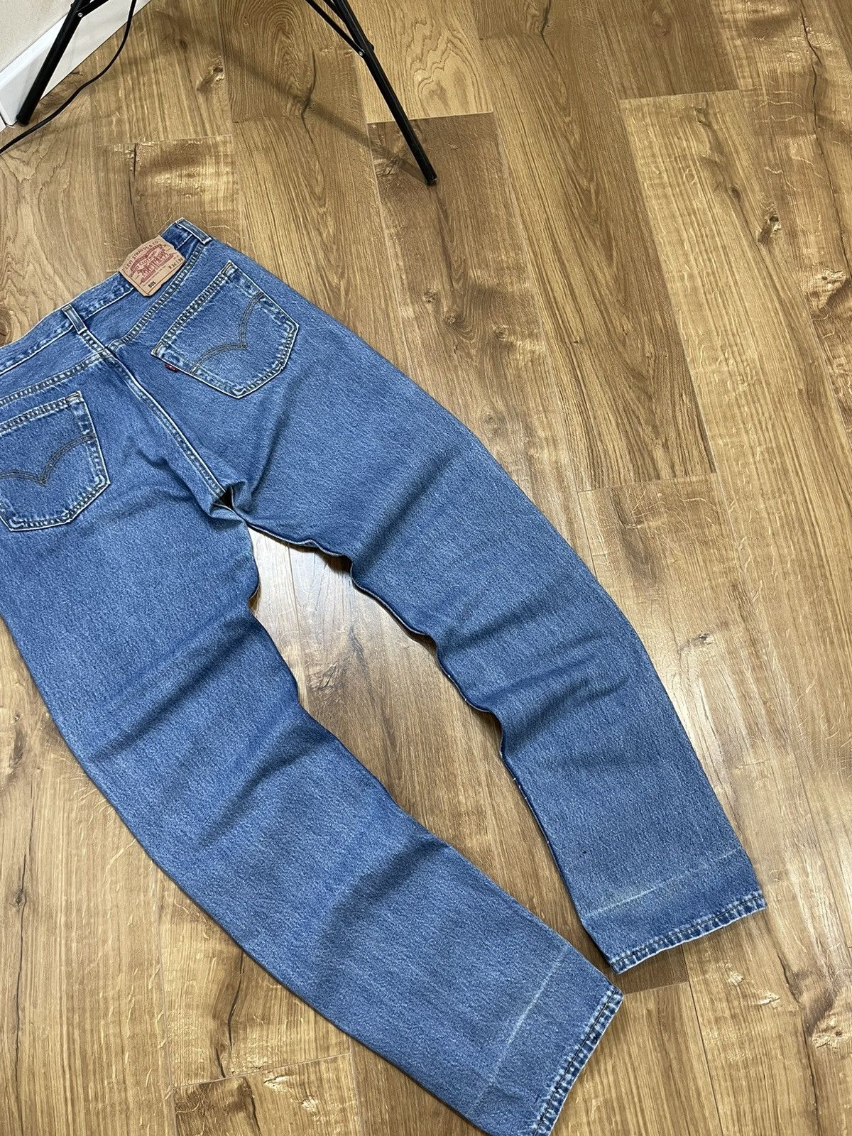 Levi's × Vintage Vintage Levi’s 501 Red Tab Made in UK Blue Stonewashed Jeans Size US 36 / EU 52 - 12 Thumbnail