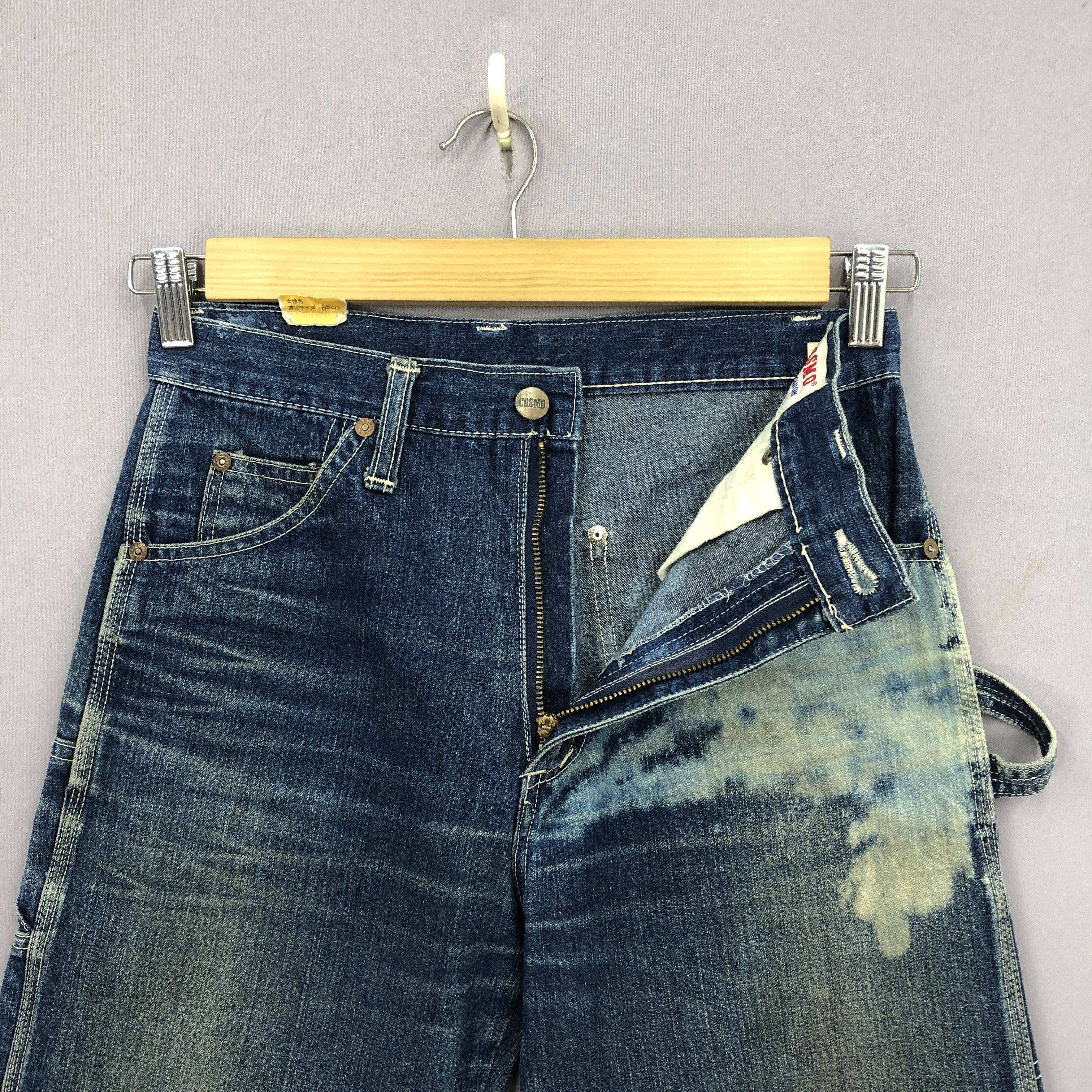 Japanese Brand Vintage 70s Cosmo Carpenter Jeans Workwear Denim - GF30289 Size 28" / US 6 / IT 42 - 5 Thumbnail