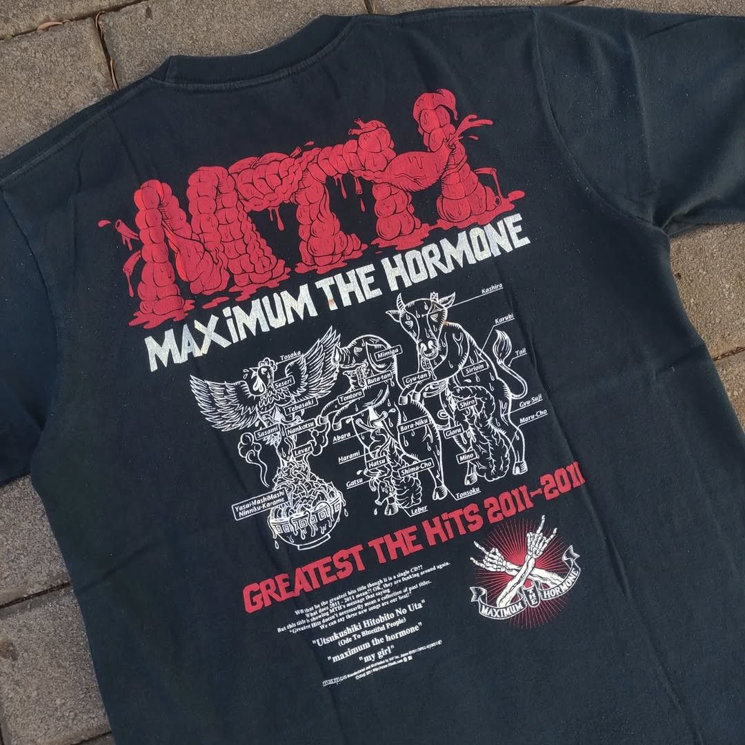 Band Tees Maximum The Hormone Greatest Hits 2011 Metal Tee Size US M / EU 48-50 / 2 - 2 Thumbnail