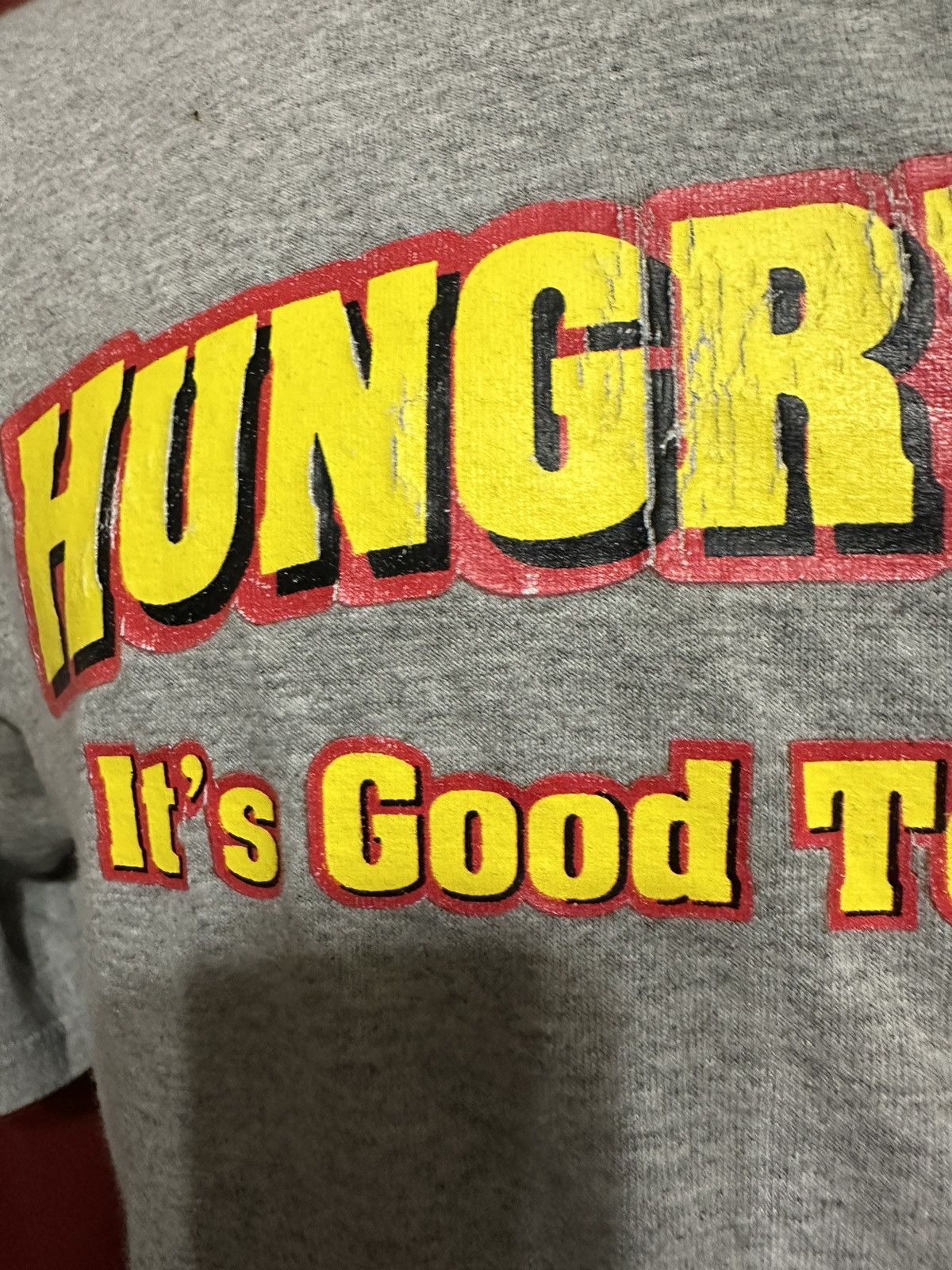 Vintage Vintage Hungry Man TV Dinner Tshirt 90s Microwave Meal Grail Size US L / EU 52-54 / 3 - 4 Thumbnail