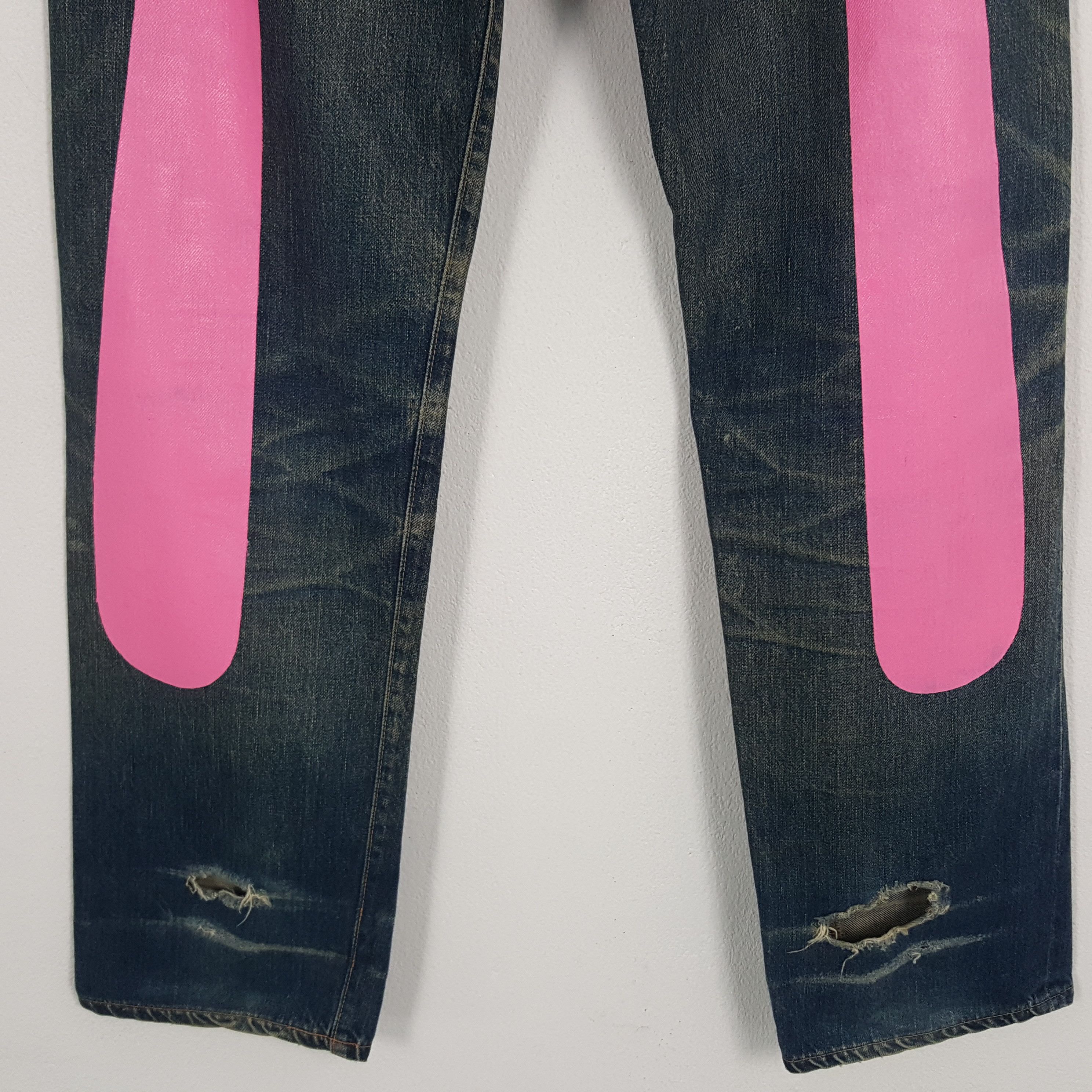 Evisu × Japanese Brand × Vintage Vintage Evis Japanese Brand Daicock Custom Art Denim Jeans Size US 28 / EU 44 - 3 Thumbnail
