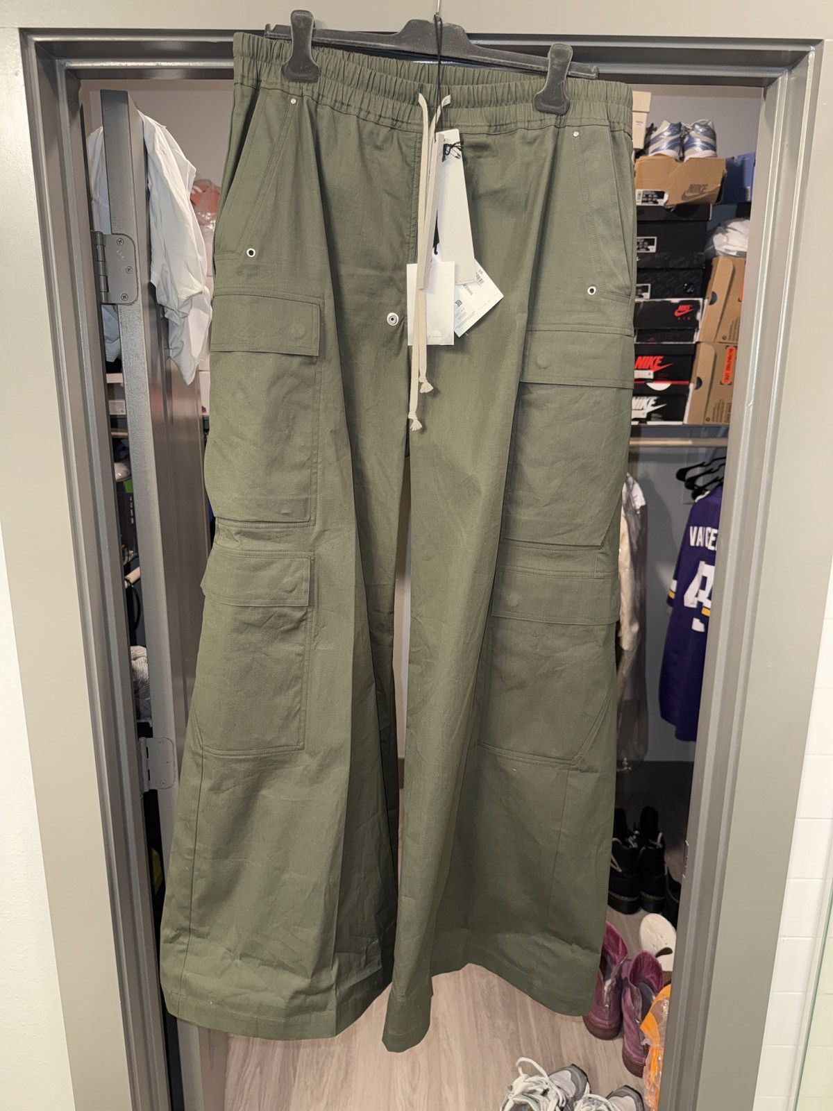 Rick Owens Rick Owens Khaki Concordians Cargobelas Size US 40 / EU 56 - 1 Thumbnail