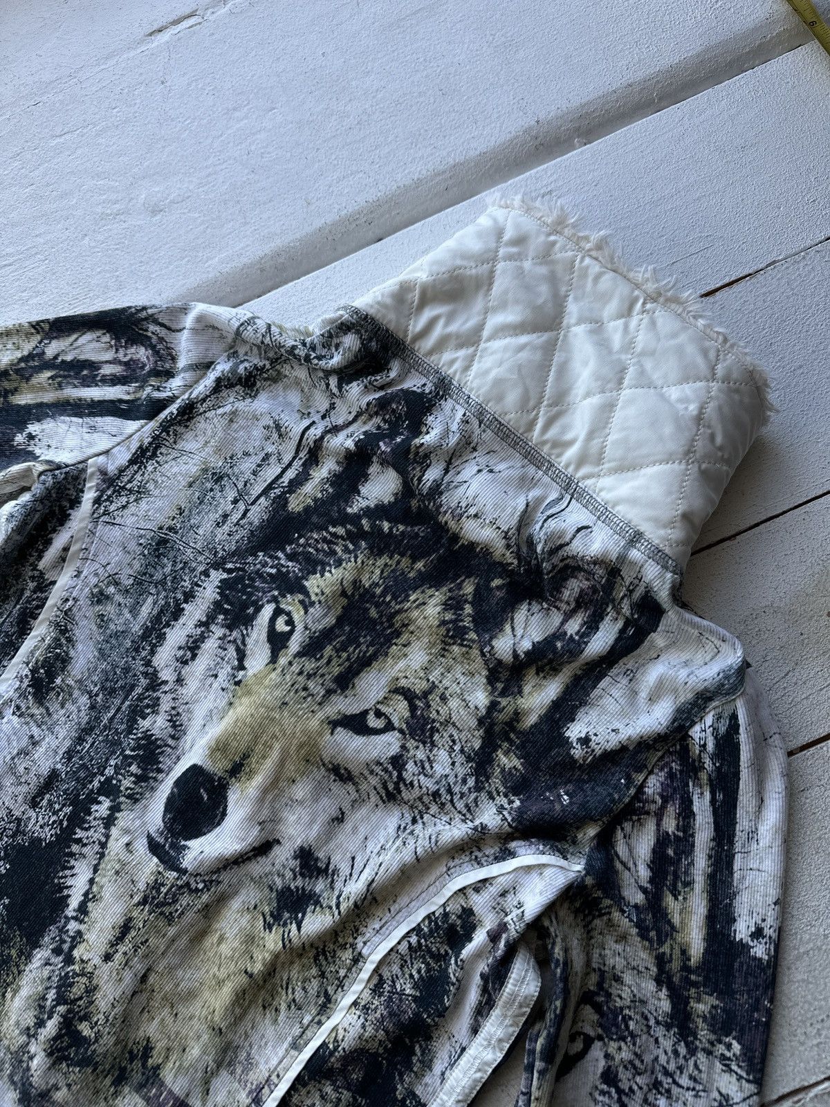 Vintage 🚨 VNTG WOLF OVERPRINT WOMEN ZIP SWEATSHIRT OPIUM Y2K RARE Size M / US 6-8 / IT 42-44 - 11 Thumbnail