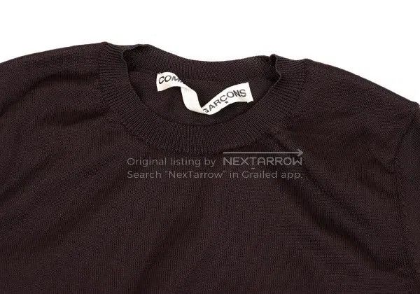 Comme des Garcons Comme Des Garcons size F Brown vintage design knit top Size S / US 4 / IT 40 - 4 Thumbnail