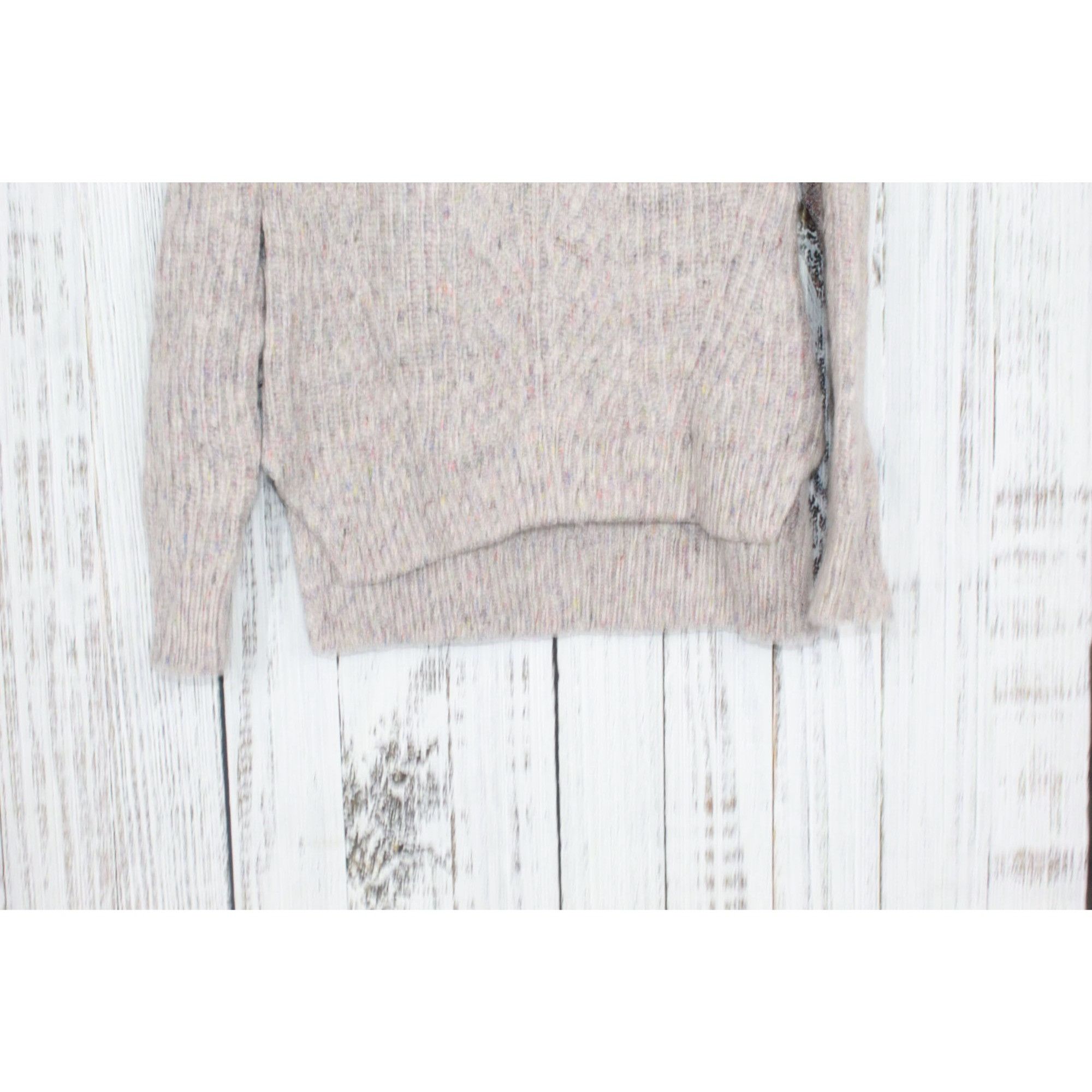 Madewell Madewell Women's Cable Knit Turtleneck Raglan Sweater Size XS / US 0-2 / IT 36-38 - 3 Thumbnail