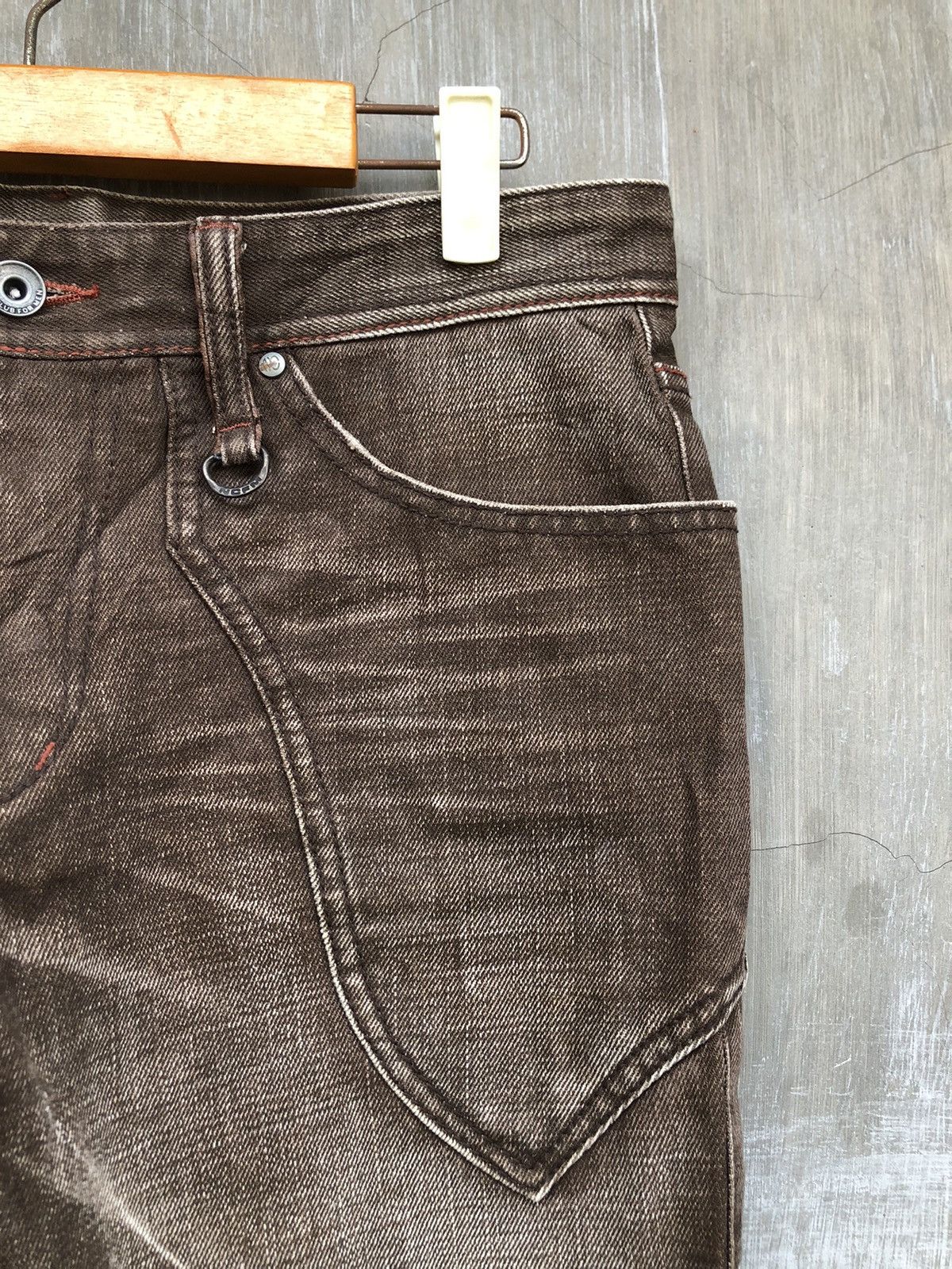 Japanese Brand × Le Grande Bleu (L.G.B.) THRASHED💥 Nicole Club For Men Washed Denim Size US 32 / EU 48 - 4 Thumbnail