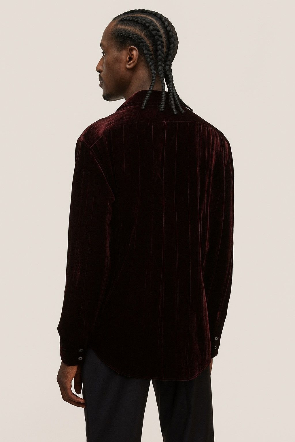 John Varvatos Crinkled Velvet slim Shirt large Size US L / EU 52-54 / 3 - 6 Thumbnail
