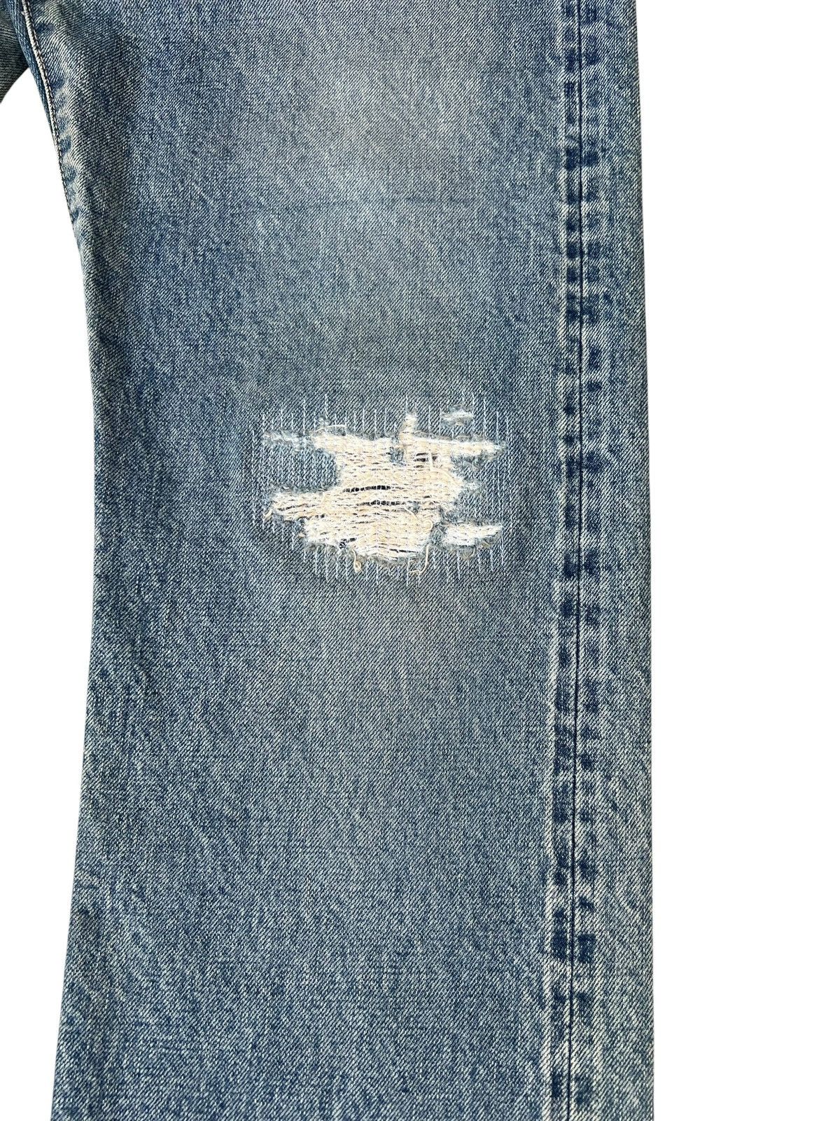 RATS JAPAN Vintage Rats Japan Distress Thick Denim Selvedge Jeans Size US 31 - 11 Thumbnail