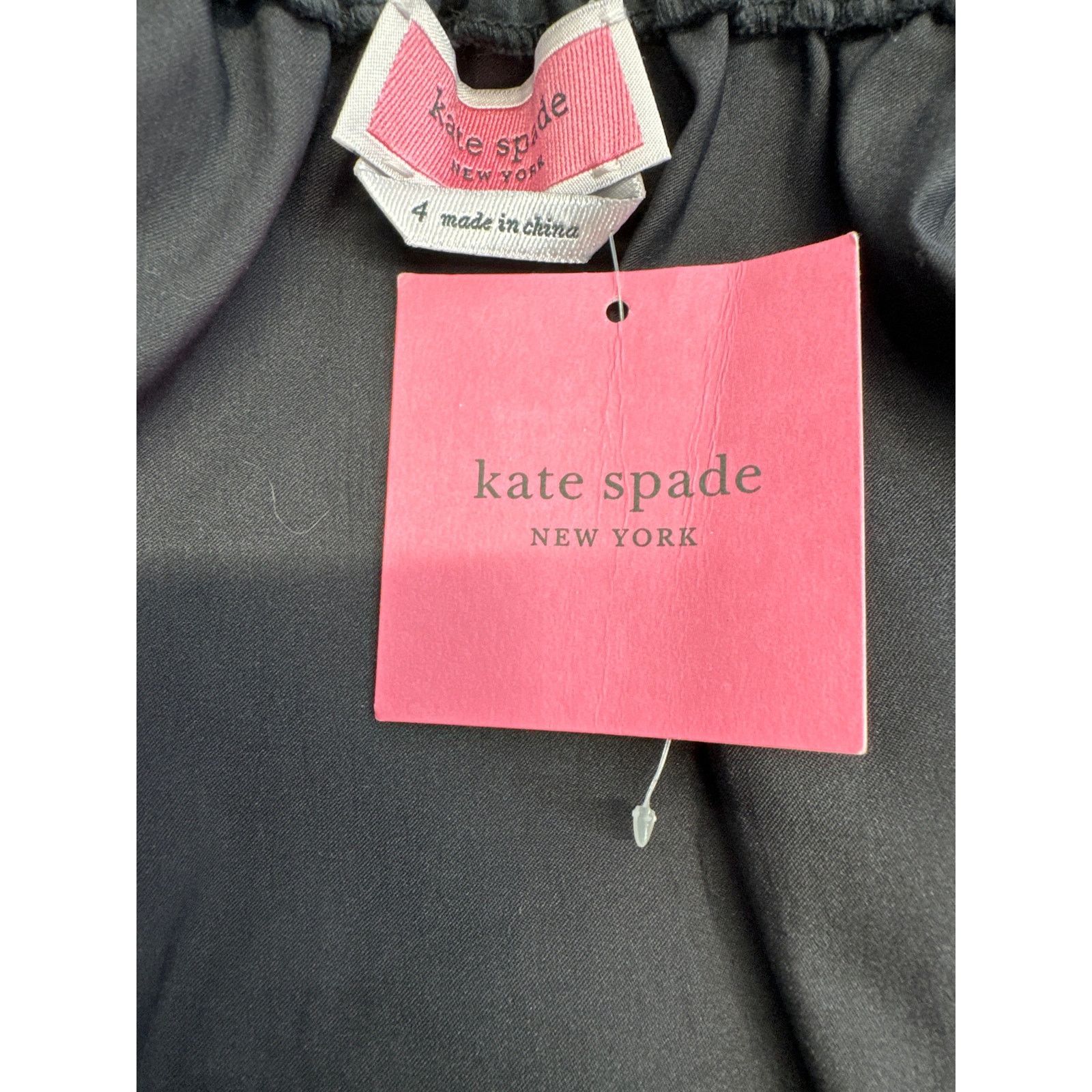 Kate Spade Kate Spade Black Square Neck Long Puff Sleeve women sz 4 Size S / US 4 / IT 40 - 7 Thumbnail
