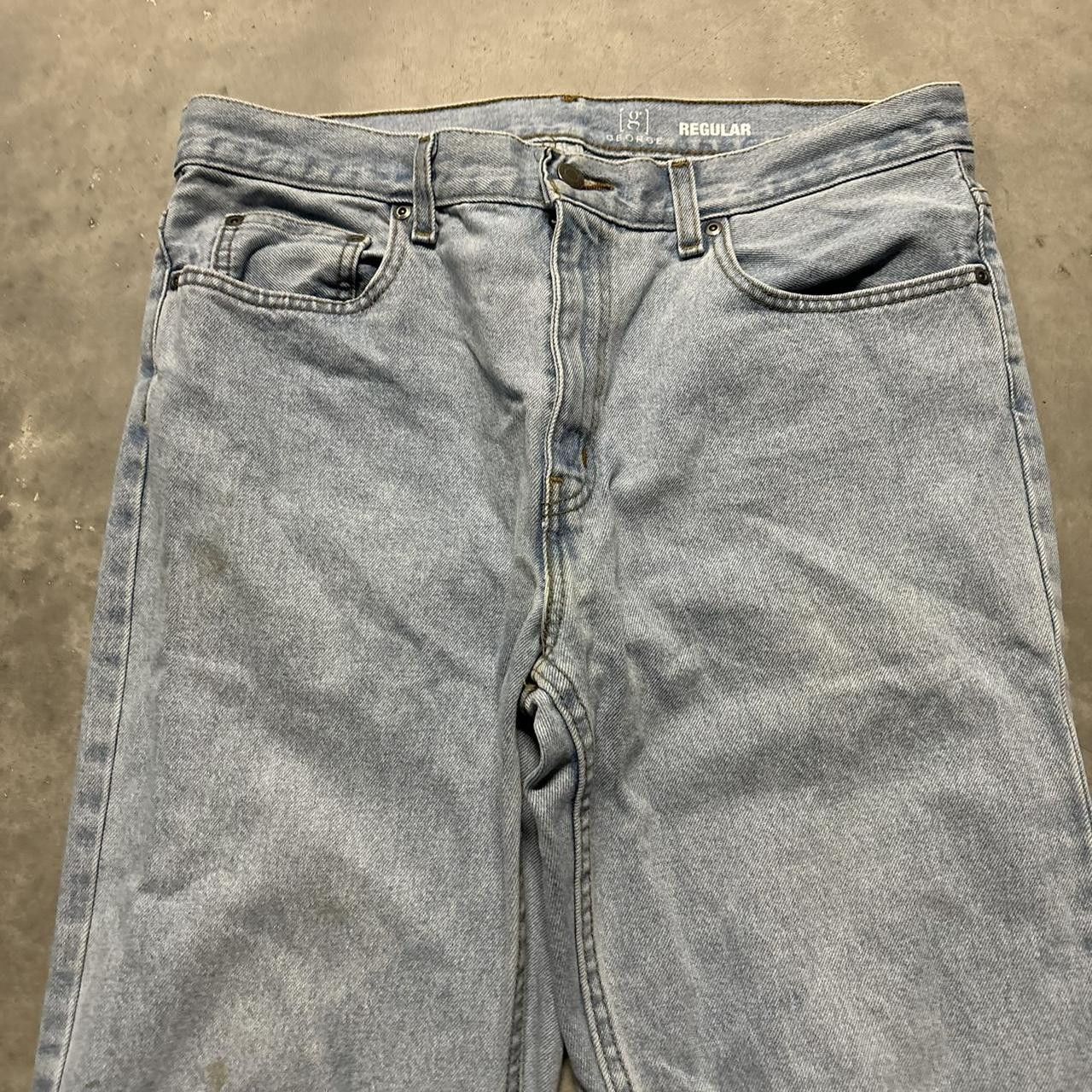 Japanese Brand × Vintage Crazy Vintage Y2K/2000s Light Wash Essential Denim Jeans! Size US 34 / EU 50 - 5 Thumbnail