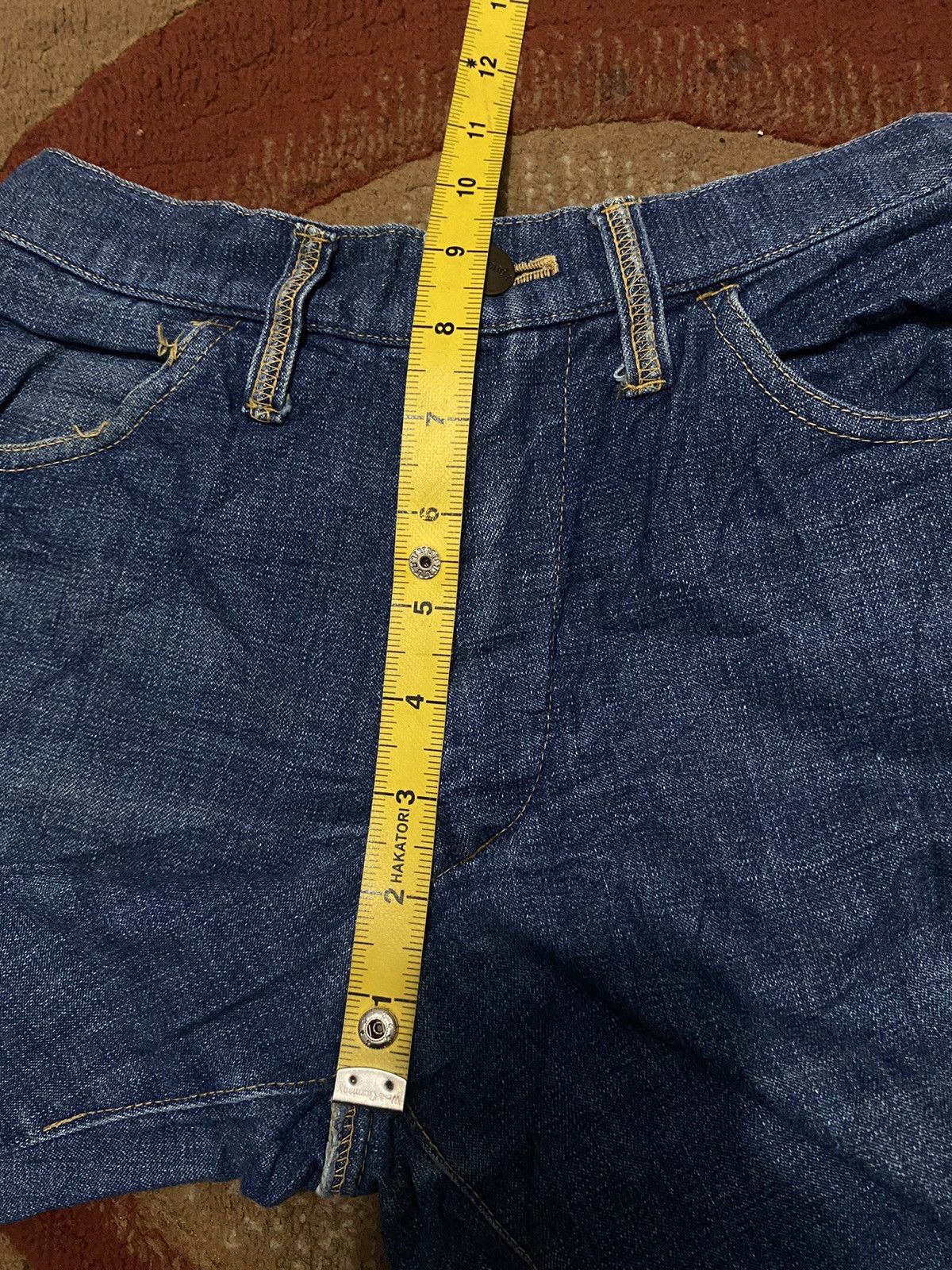 Vintage ADDENDA SUPER FLARE BOOT CUT DENIM PANTS Size 24" / US 00 / IT 34 - 17 Thumbnail