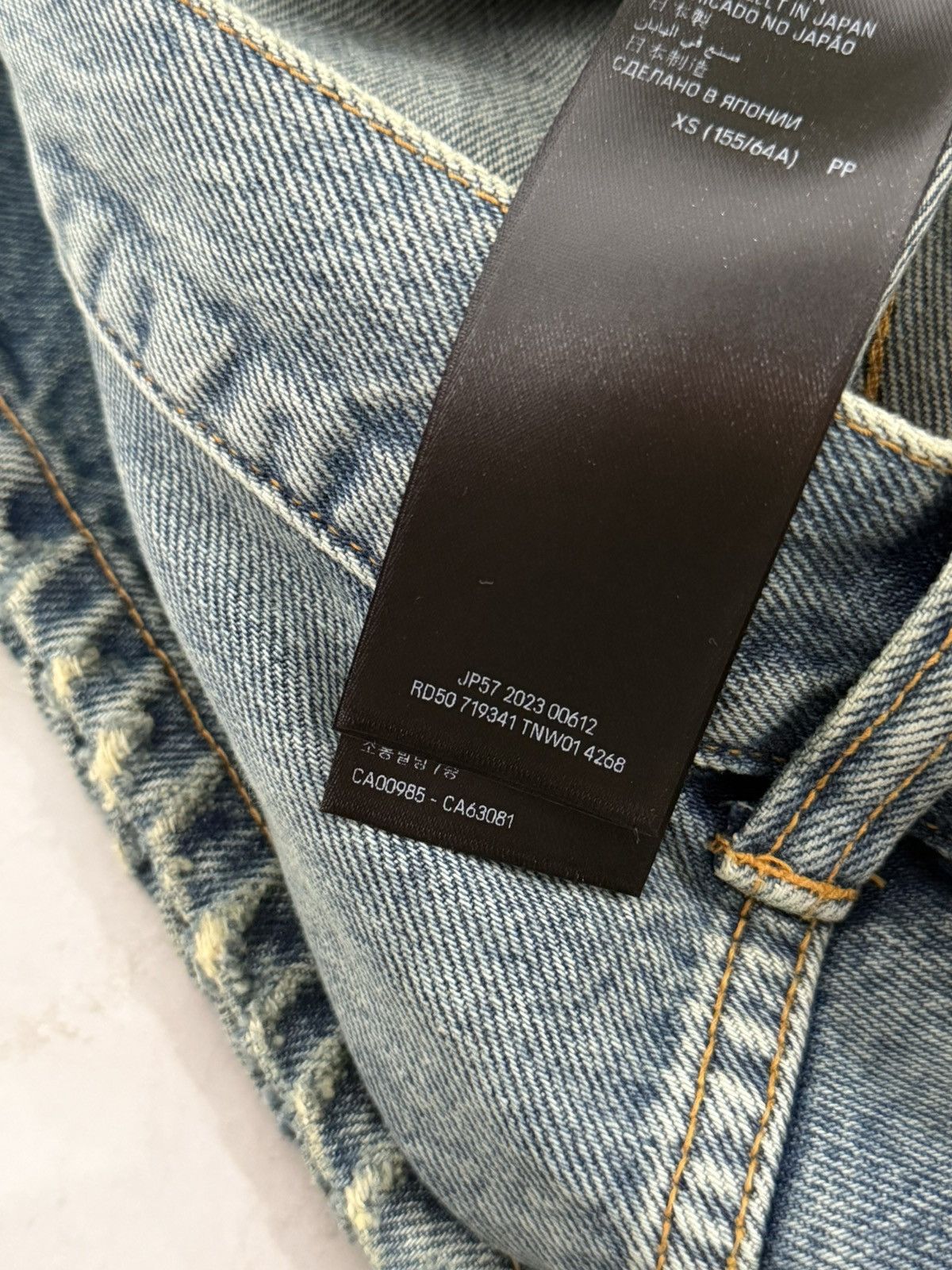 Balenciaga Balenciaga Oversized Baggy Japanese Denim Blue Denim Sz.XS Size US 30 / EU 46 - 7 Thumbnail