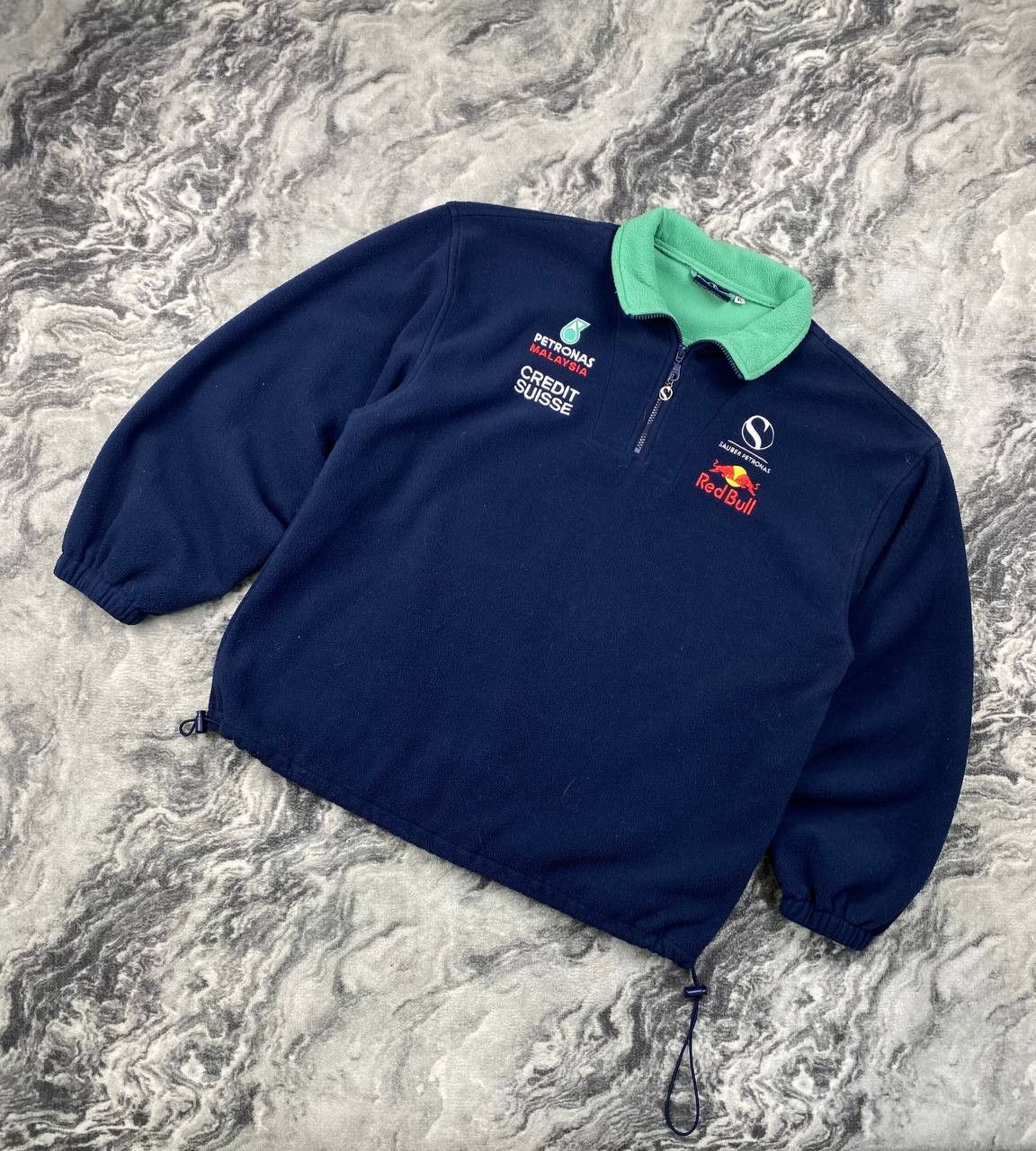 Red Bull Vintage Red Bull Sauber Petronas Formula 1 Fleece Jacket Size US XL / EU 56 / 4 - 1 Thumbnail