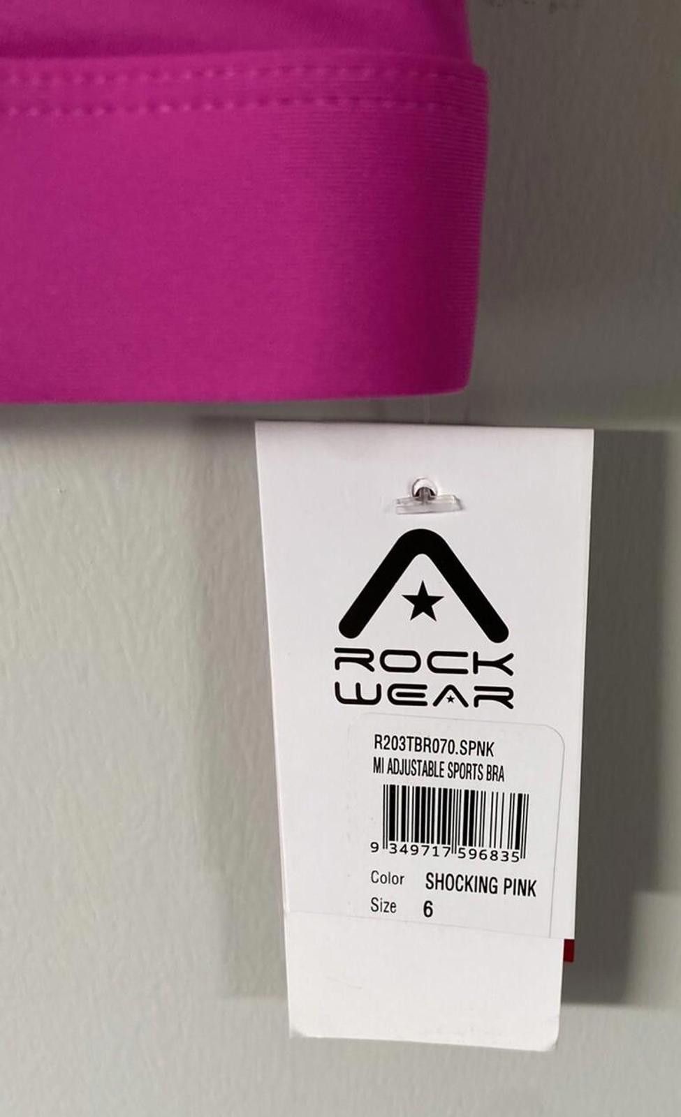 Rocawear ROCKWEAR CROP SPORTS BRA ACTIVE TOP PINK NEW ~ Size 6 Size XS / US 0-2 / IT 36-38 - 7 Thumbnail