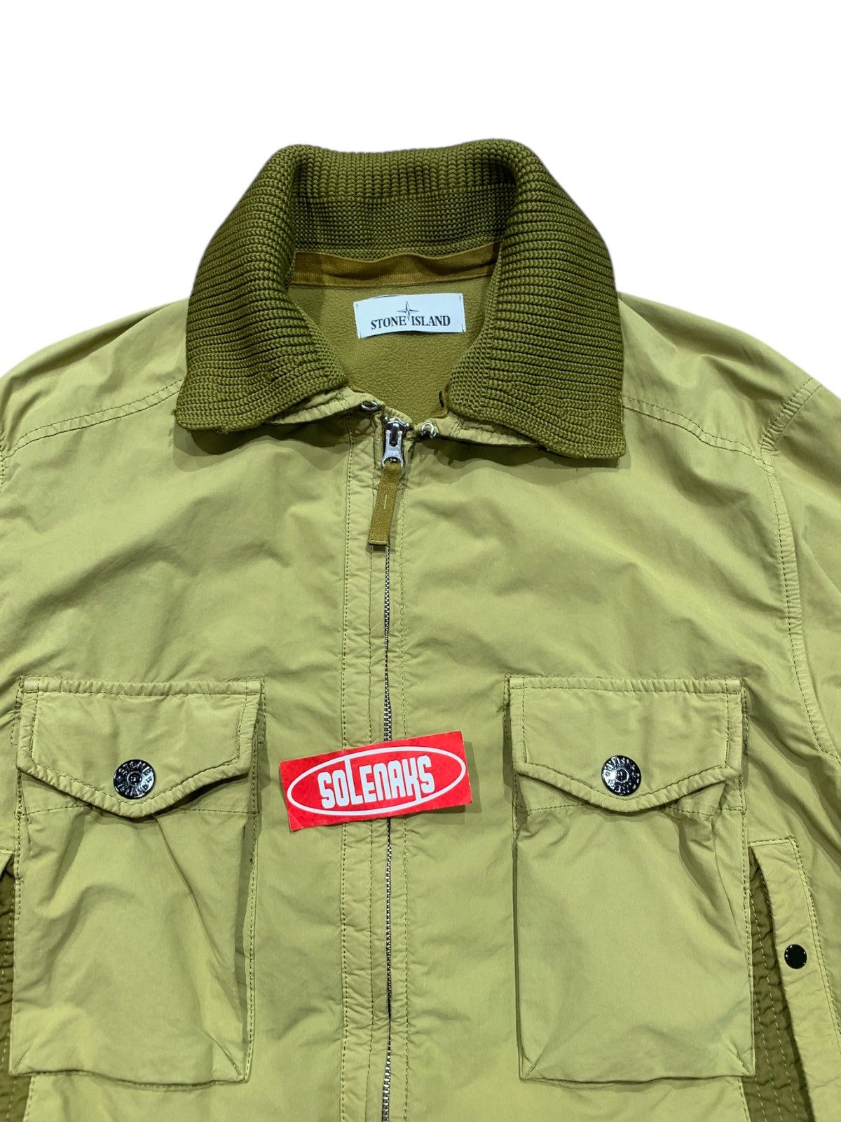 Stone Island David light tc lime green jacket rare Size US L / EU 52-54 / 3 - 3 Thumbnail