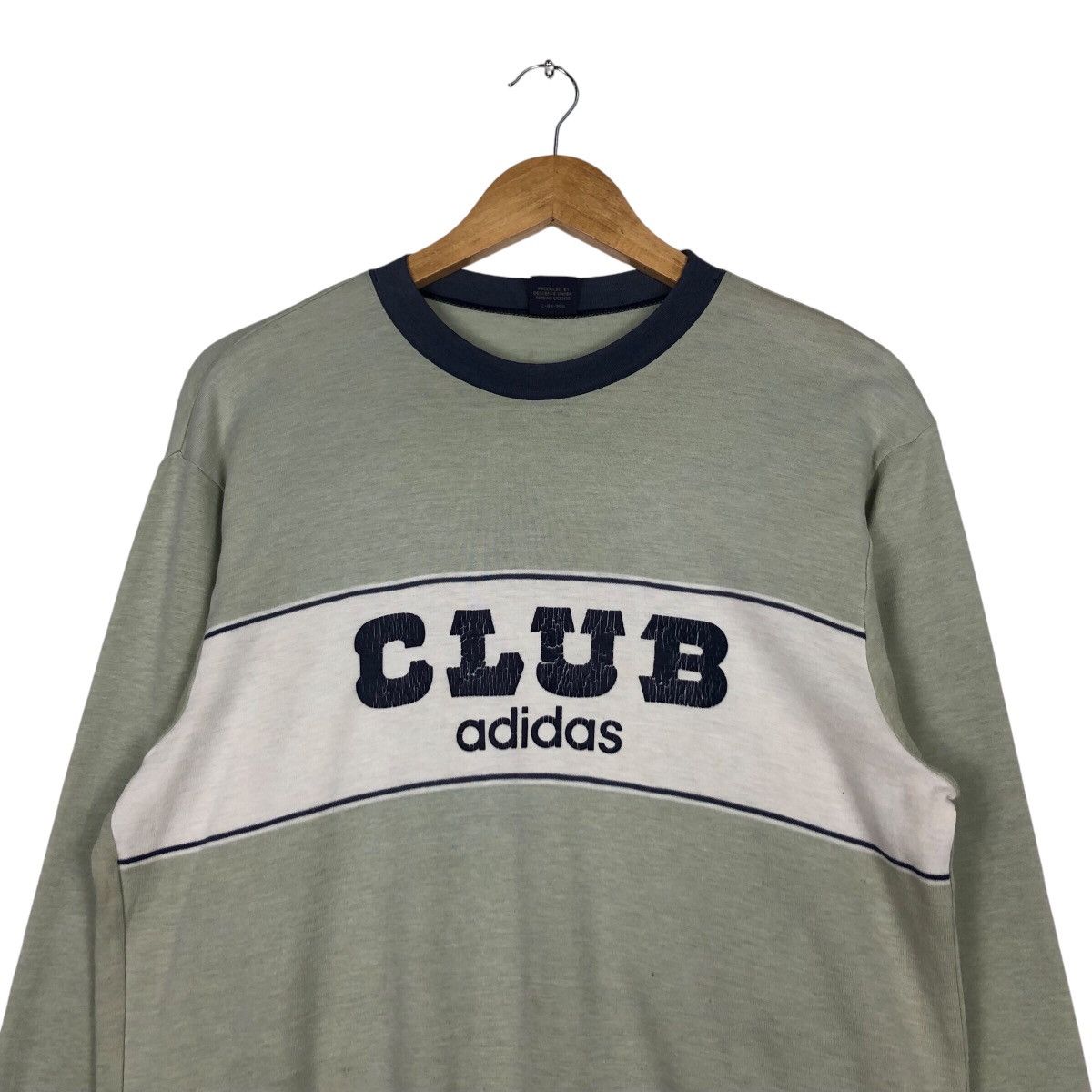 Adidas Adidas Vintage Sweatshirt Japan Production 90s Medium #A1 Size US M / EU 48-50 / 2 - 2 Thumbnail