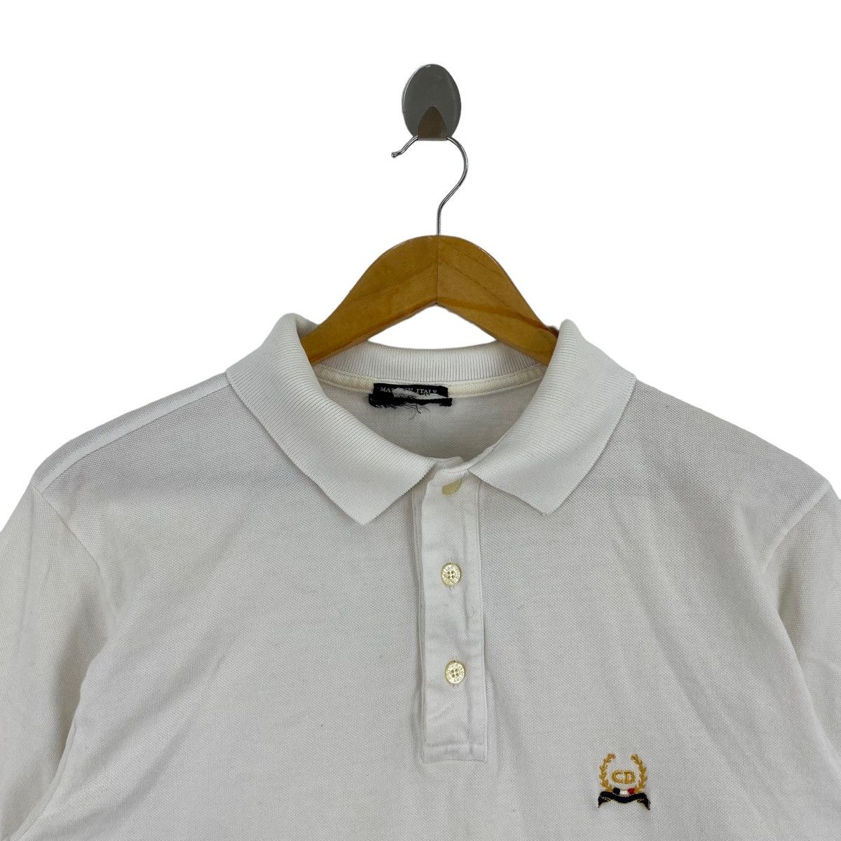 Christian Dior Monsieur CHRISTIAN DIOR CD French Designer Embroidered Logo White Size US M / EU 48-50 / 2 - 2 Thumbnail
