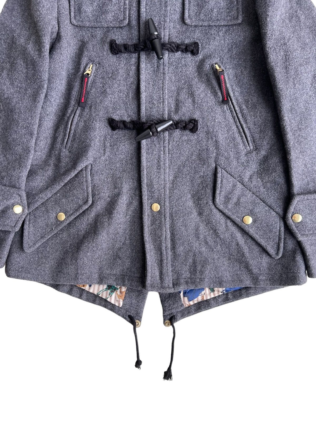 Final Home OG Ne-Net 🇯🇵 Cats Animal Print Wool Blend Duffle Coat Size US S / EU 44-46 / 1 - 5 Thumbnail