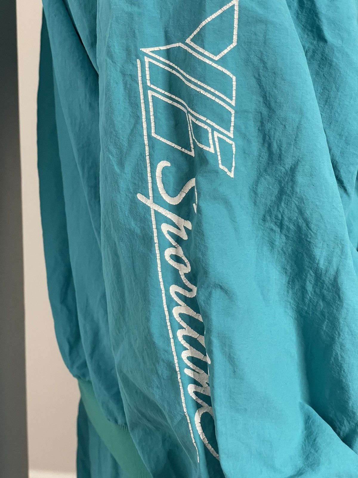 Vintage Vintage plain turquoise tracksuits street wear y2k Size 32" / US 10 / IT 46 - 8 Thumbnail