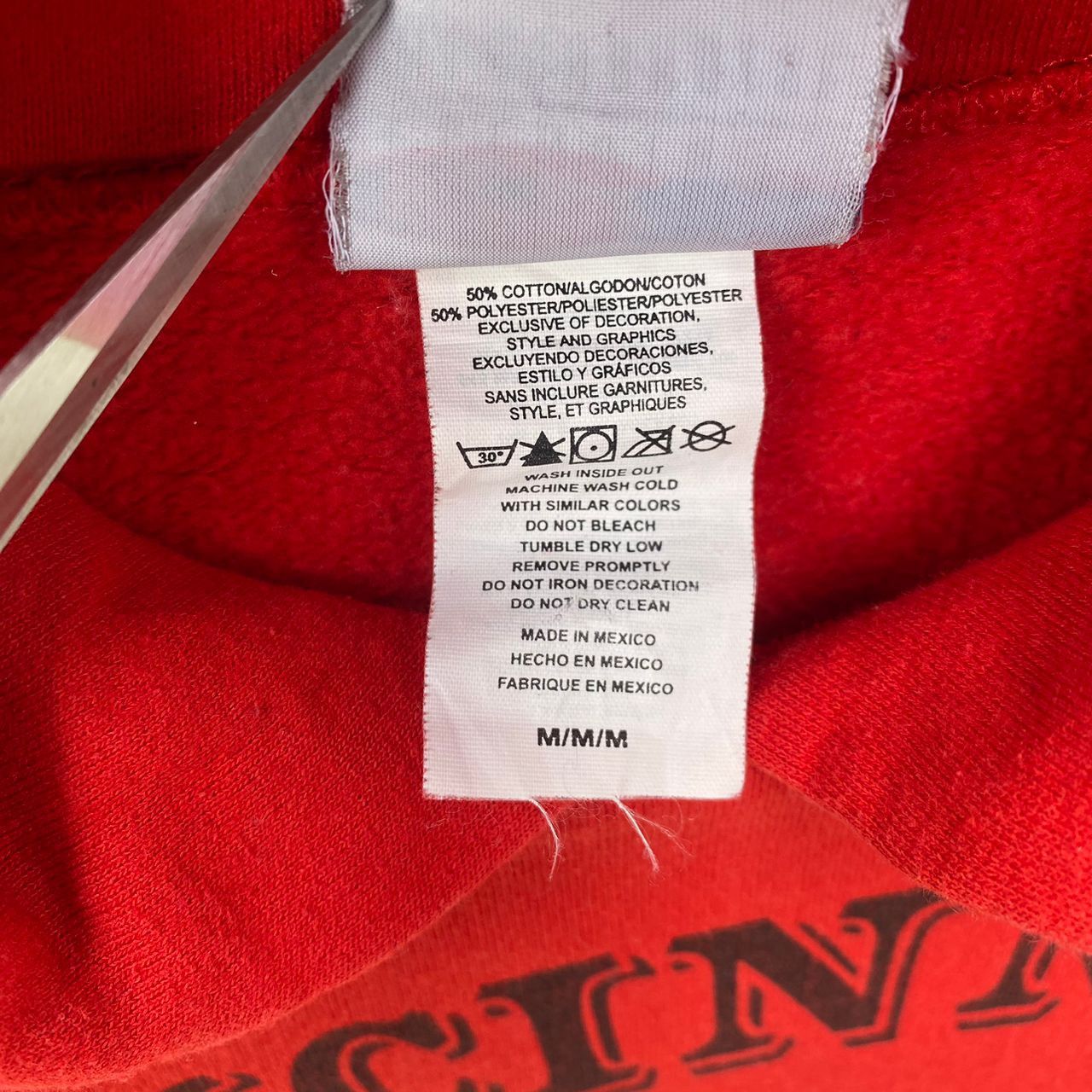 MLB VINTAGE CINCINNATI REDS HOODIE MEDIUM PULLOVER Size US M / EU 48-50 / 2 - 5 Thumbnail