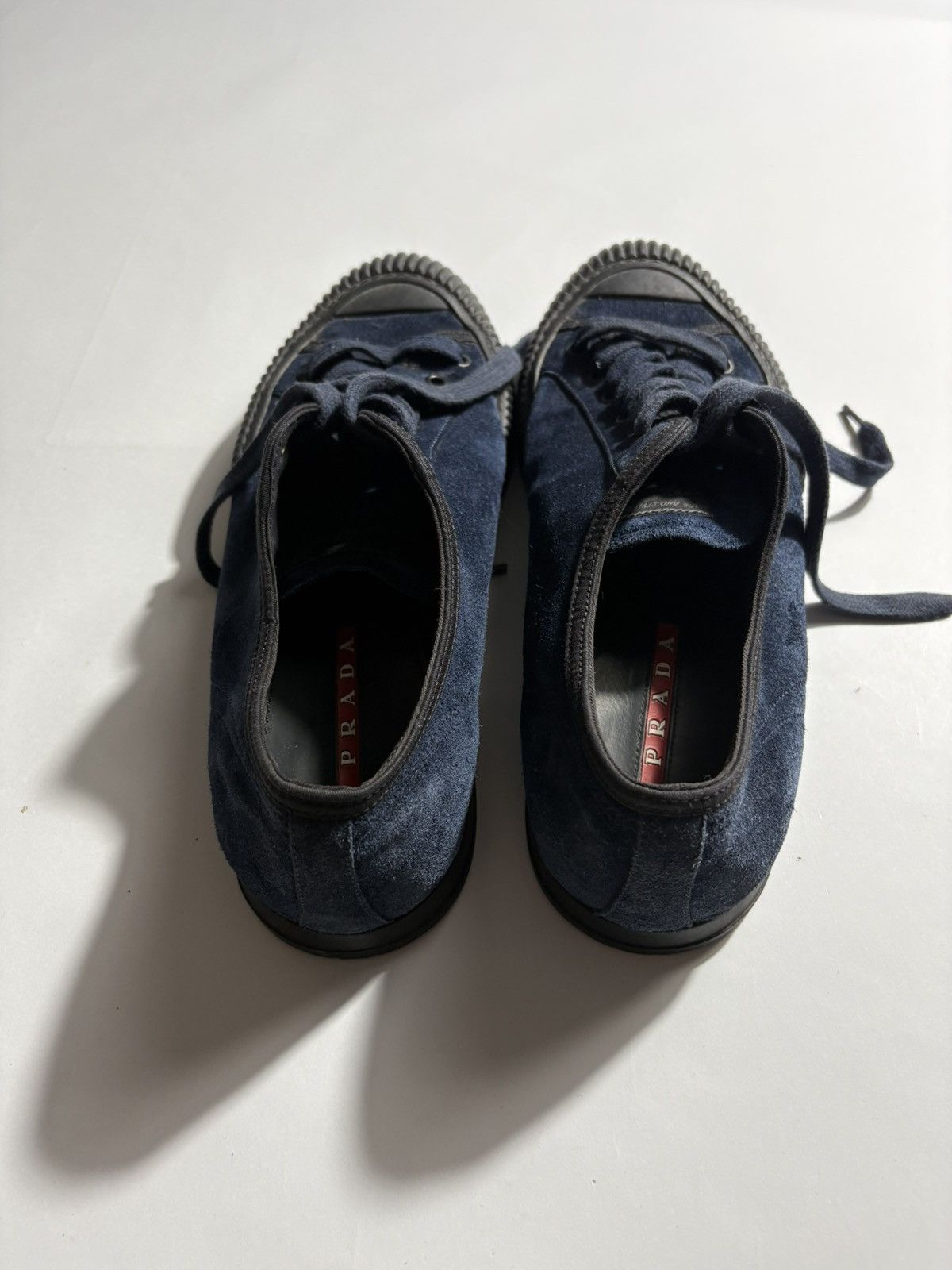 Prada PRADA SUEDE LOW TOP SNEAKER Size US 8 / EU 41 - 2 Thumbnail