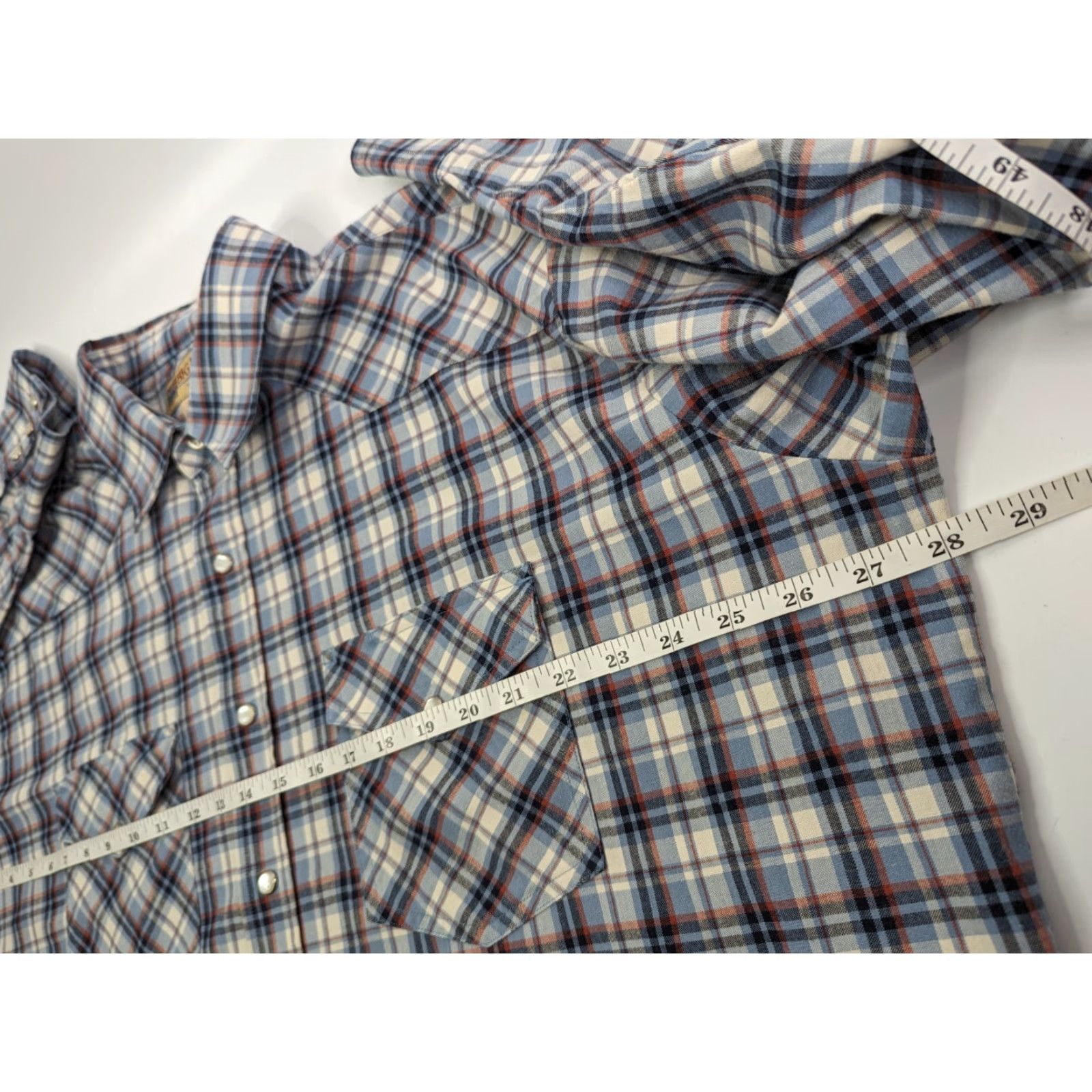 Vintage VINTAGE Big Mac Shirt Mens 2XL Plaid Flannel Pearl Snap Western Cotton Workwear Shirt Men's 2XL Plaid Flannel Pearl Snap Western Cotton Workwear Size US XXL / EU 58 / 5 - 6 Thumbnail