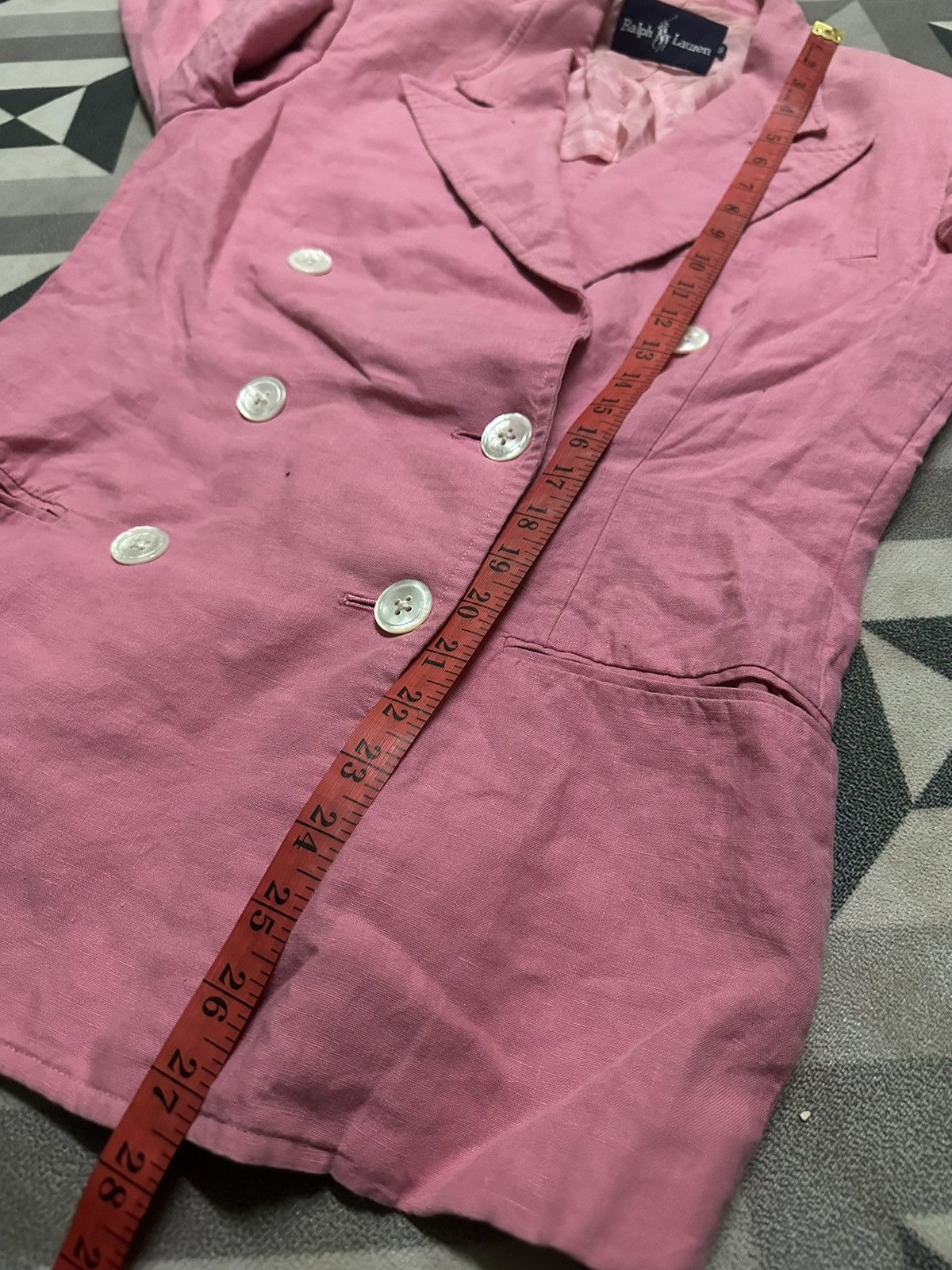 Polo Ralph Lauren Polo ralph lauren double breat hemp blazer Size S / US 4 / IT 40 - 14 Thumbnail