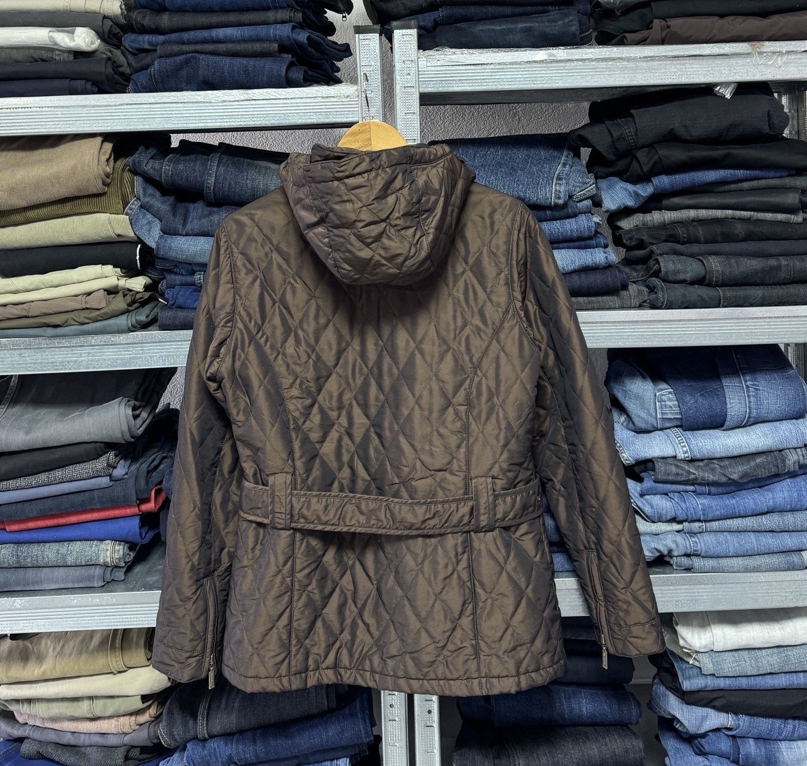 Barbour Barbour Cameron Lux Quilt Brown Womens Hooded Jacket Size M / US 6-8 / IT 42-44 - 6 Thumbnail