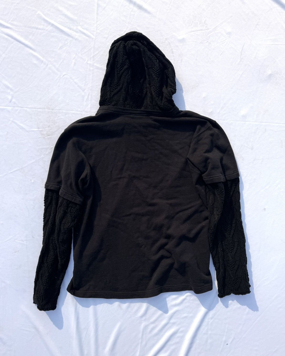 Japanese Brand × Vintage seesway satiate knit-sleeve t-shirt Size US L / EU 52-54 / 3 - 4 Thumbnail
